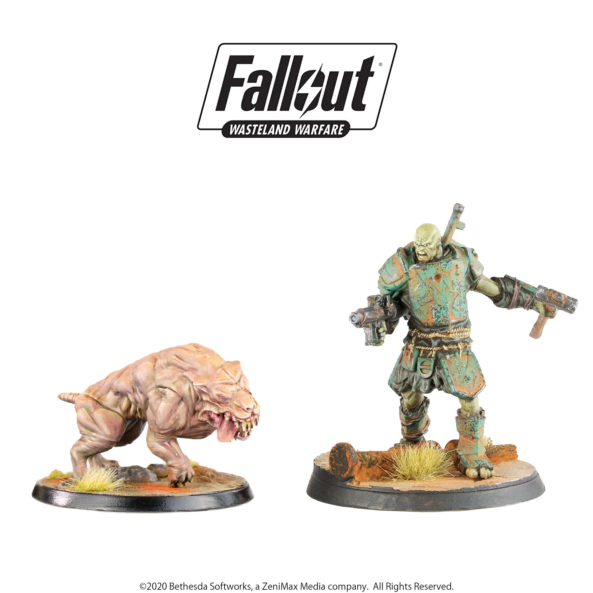 Modiphius Fallout: Wasteland Warfare Super Mutants Hammer miniature resina