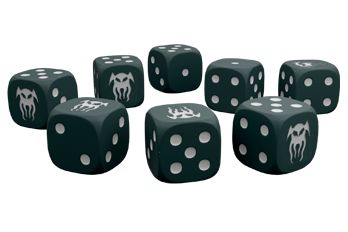 Modiphius Cohors Cthulhu Tactics Dice Pack set dadi D6
