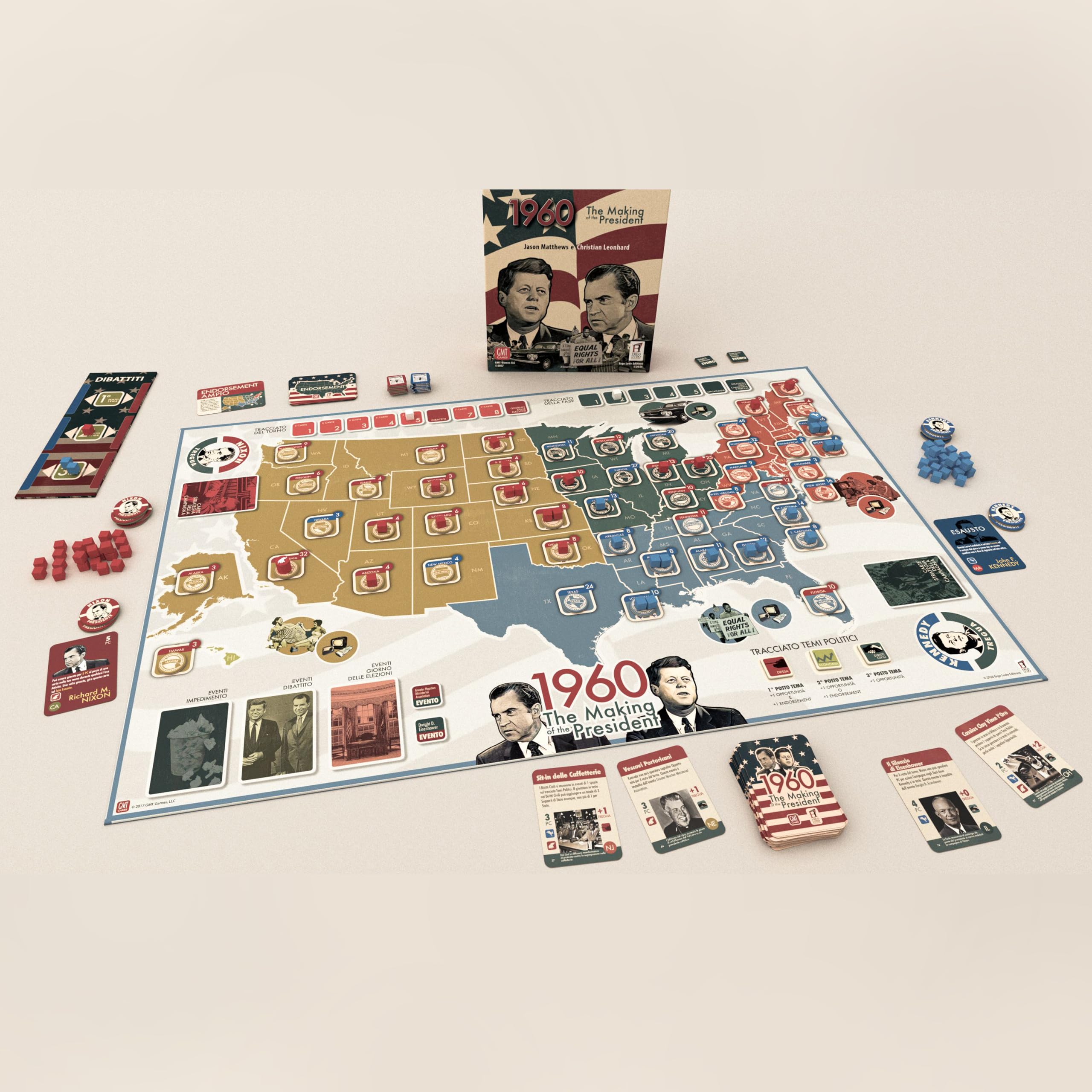 1960 The Making of the President gioco da tavolo strategico italiano