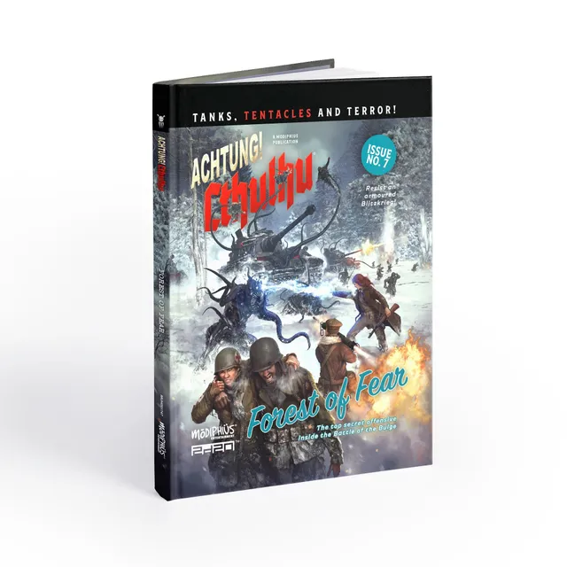 Modiphius Achtung! Cthulhu Forest of Fear avventura libro