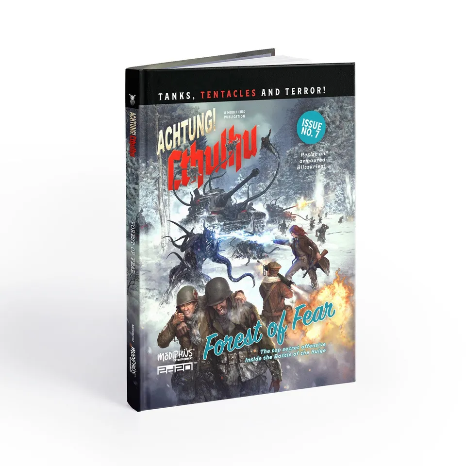 Modiphius Achtung! Cthulhu Forest of Fear avventura libro