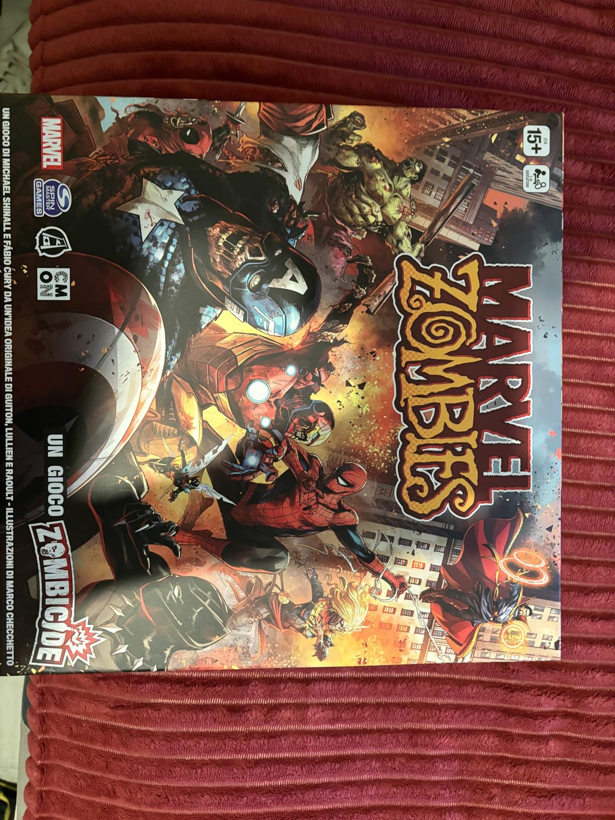 Asmodee Marvel Zombies gioco da tavolo cooperativo italiano