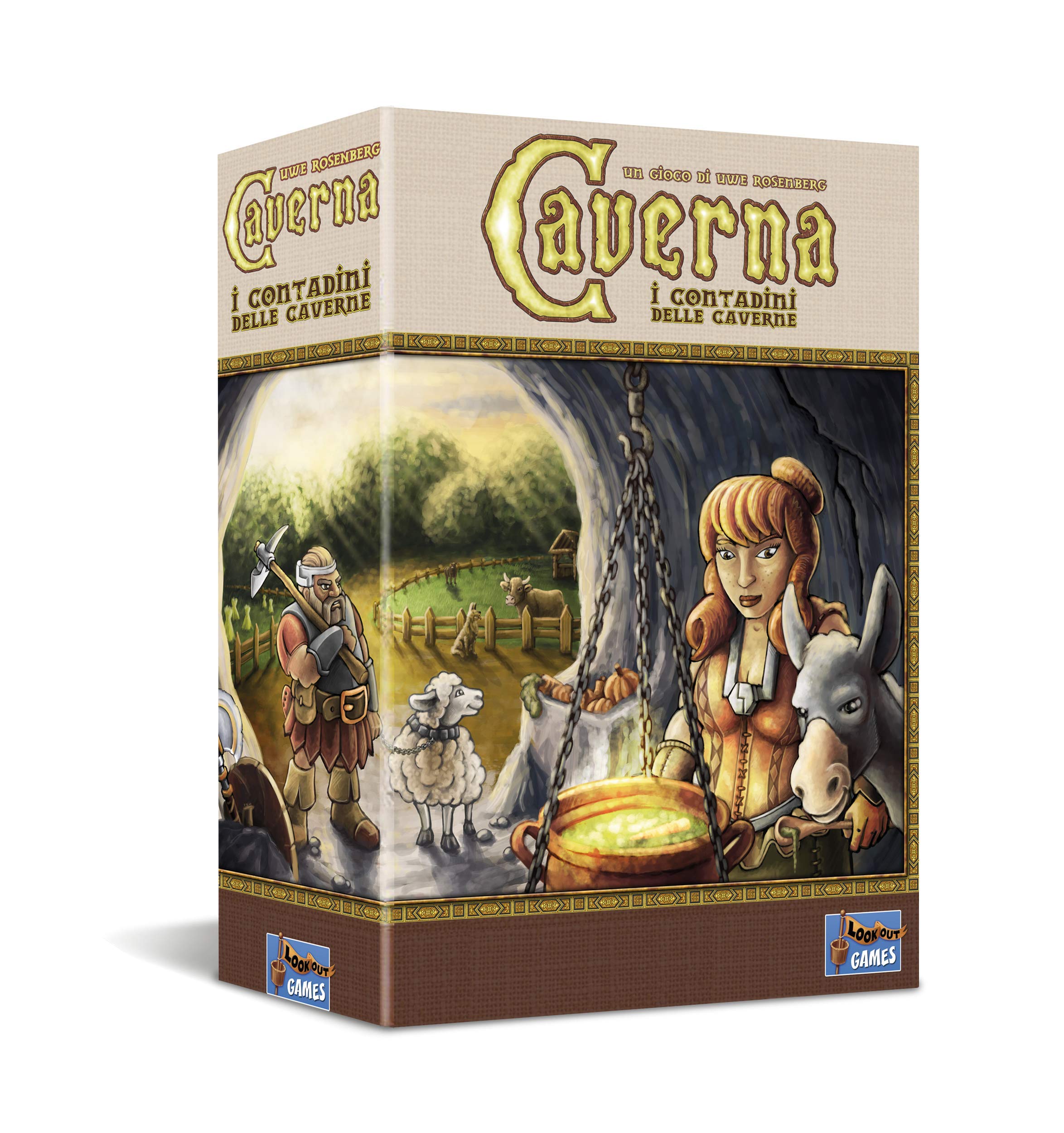 Caverna Asmodee gioco tavolo strategia 1-7 giocatori italiano