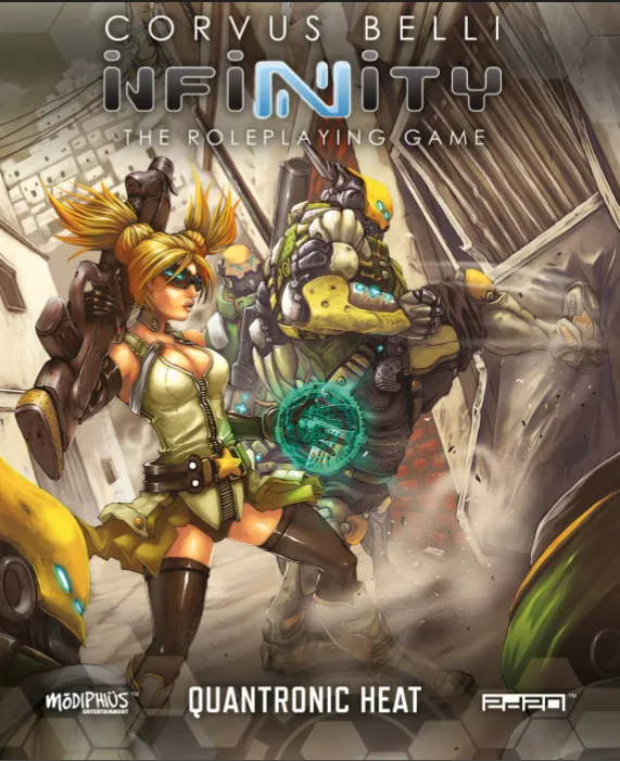 Modiphius Infinity Quantronic Heat campagna GDR 3 scenari