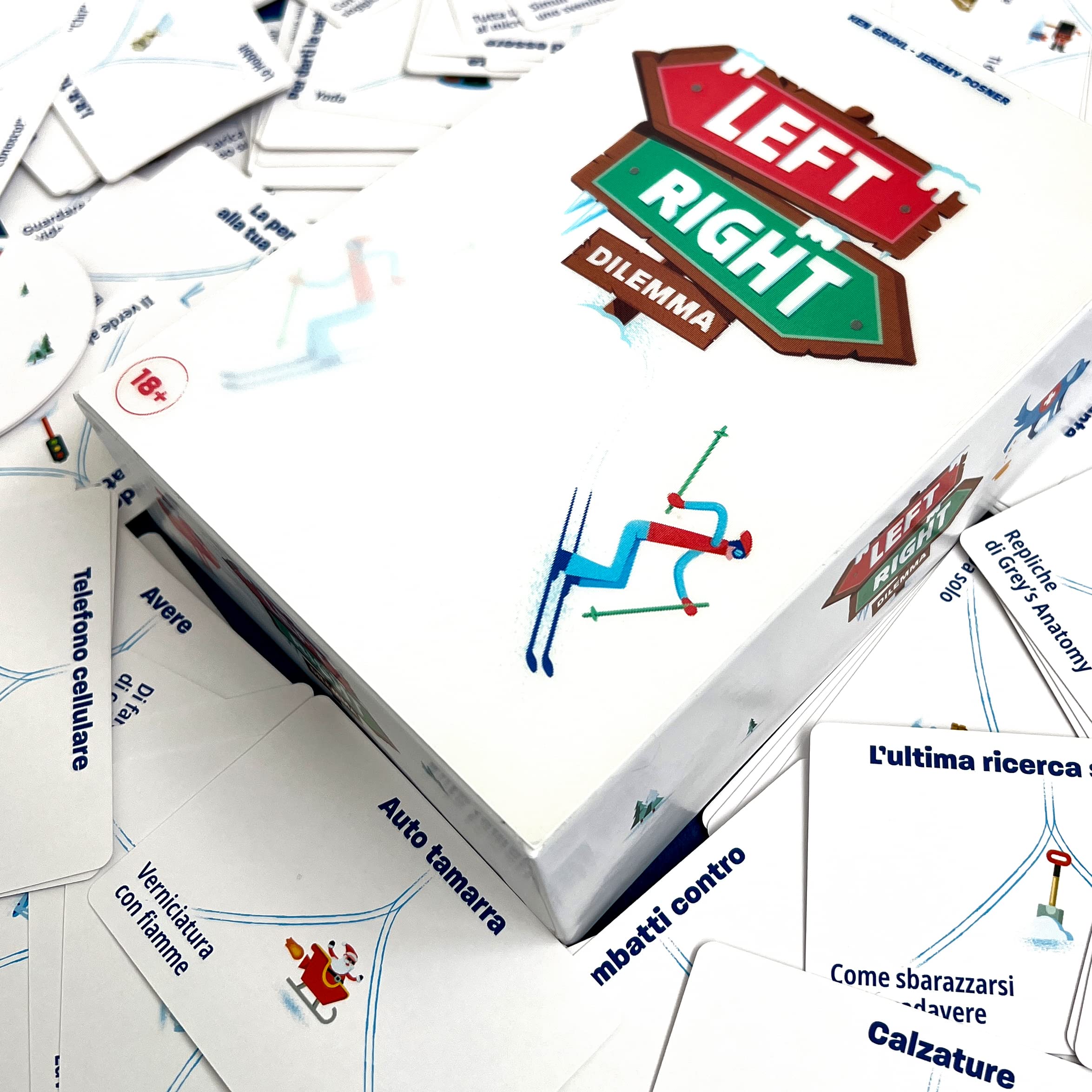 Asmodee Left Right Dilemma gioco da tavolo per adulti 18+ 3-6
