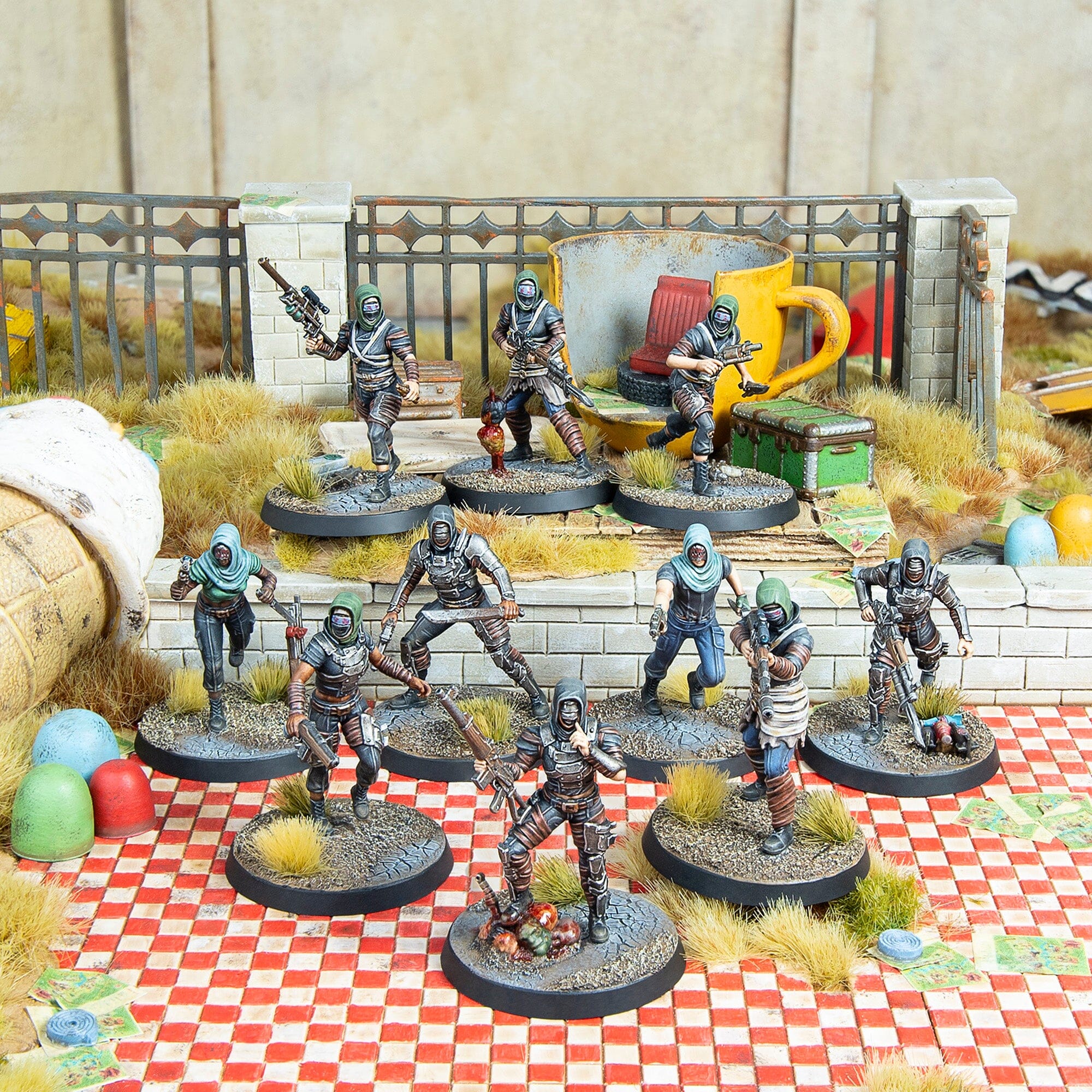 Modiphius Fallout Factions Raiders The Disciples 10 Miniature