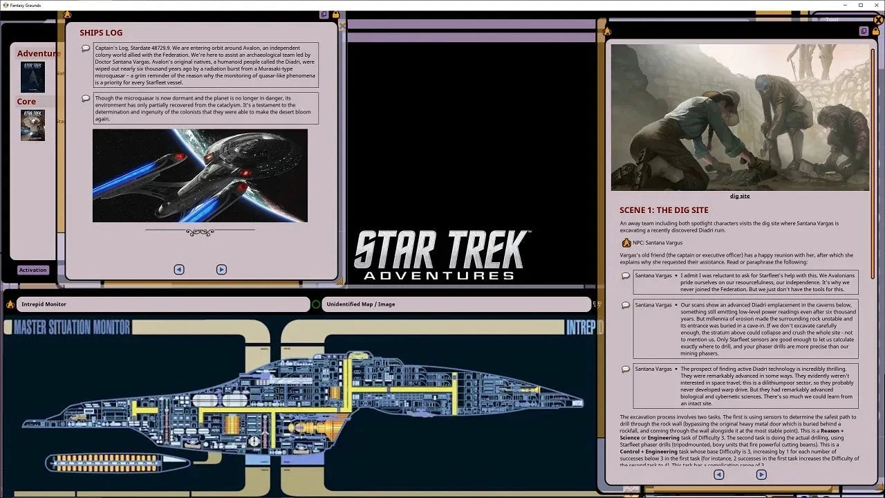 Star Trek Adventures Native Soil Modulo Fantasy Grounds VTT