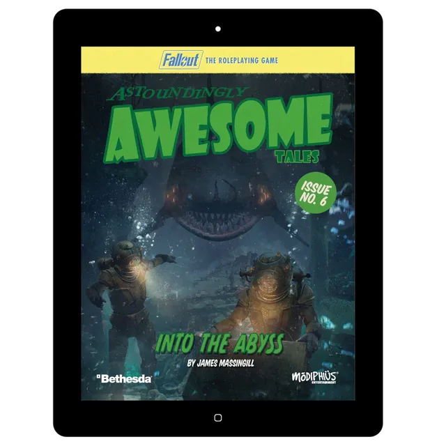 Modiphius Fallout RPG Into the Abyss avventura PDF 26pp
