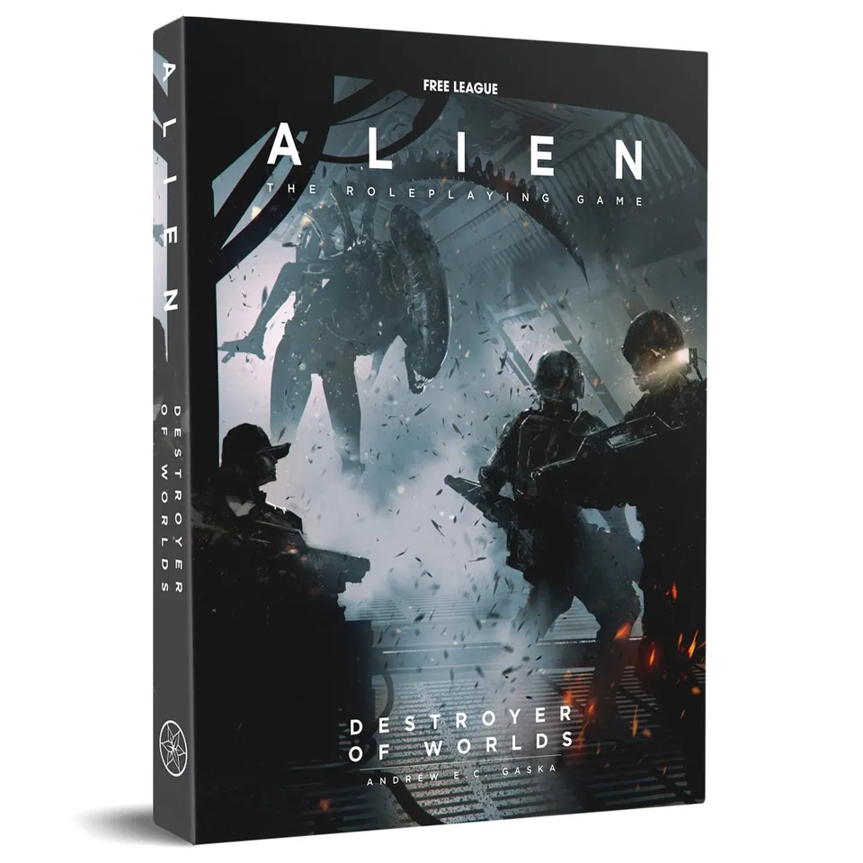 Free League ALIEN RPG Destroyer of Worlds box scenario 3-5 giocatori