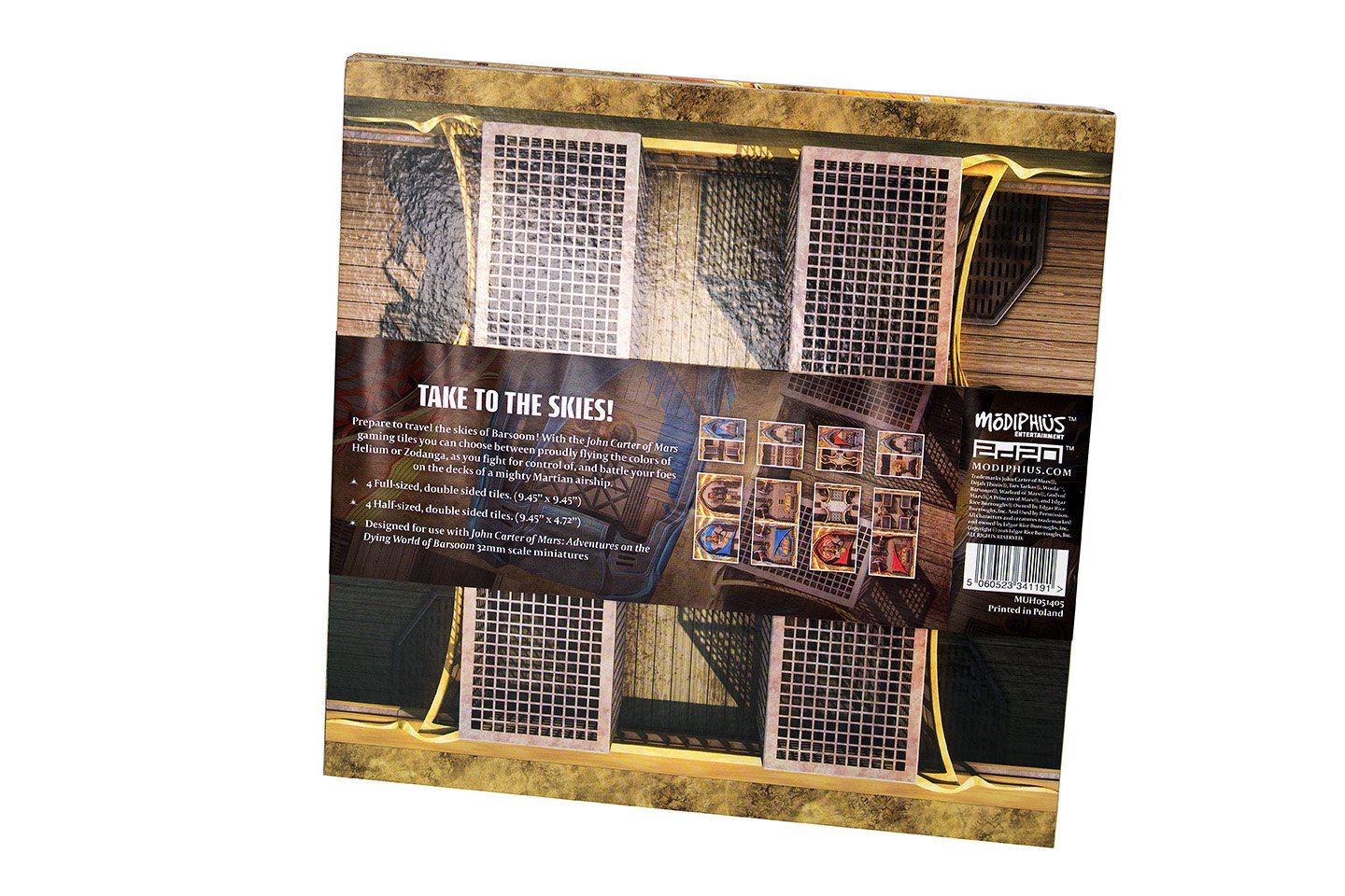 Modiphius John Carter Airships of Barsoom set tile mappa
