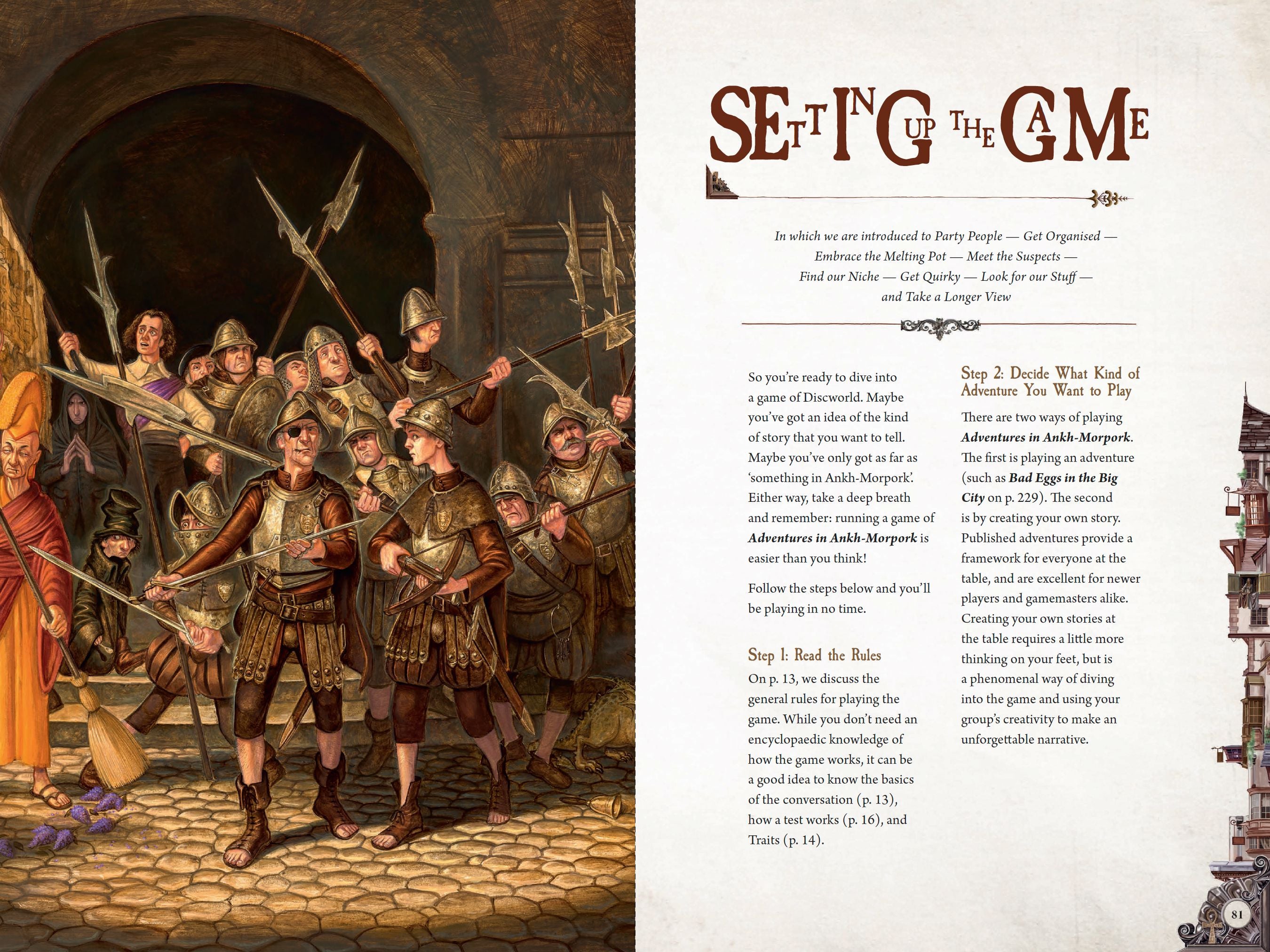 Discworld Ankh-Morpork Digest manuale GDR Narrativium