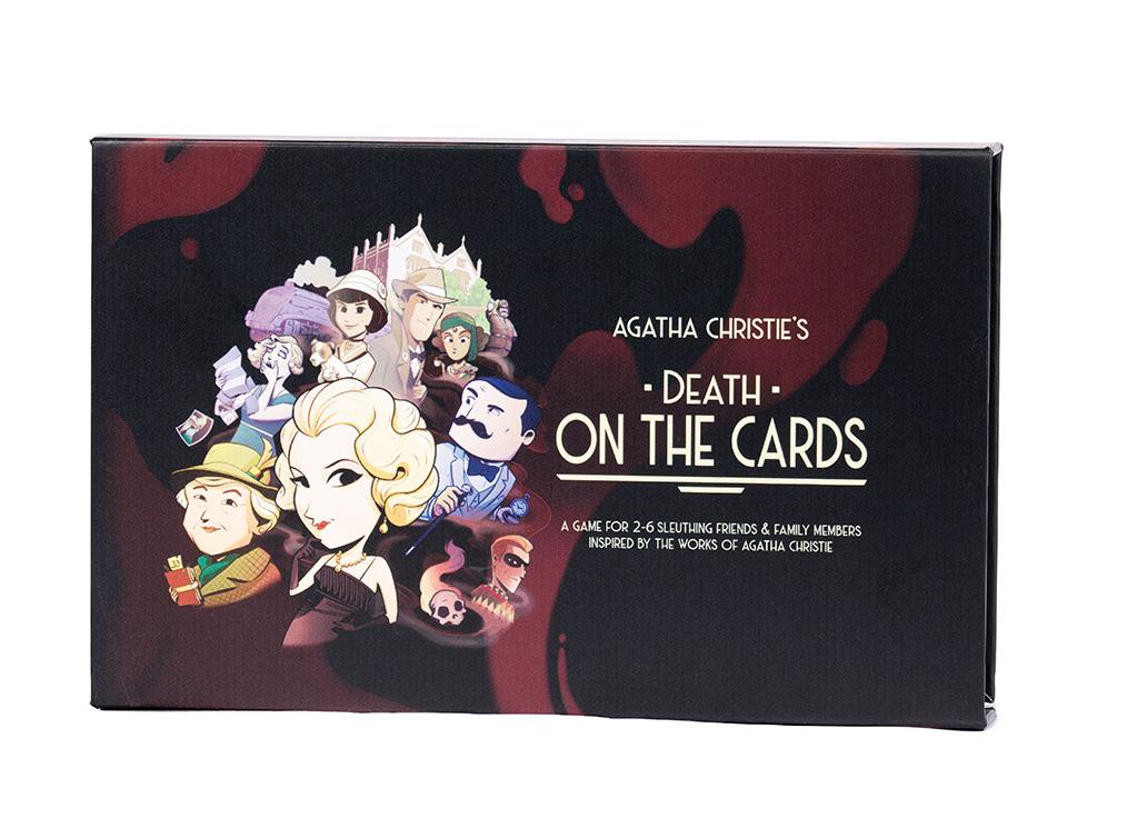 Agatha Christie Death on the Cards gioco di carte 2-6 giocatori