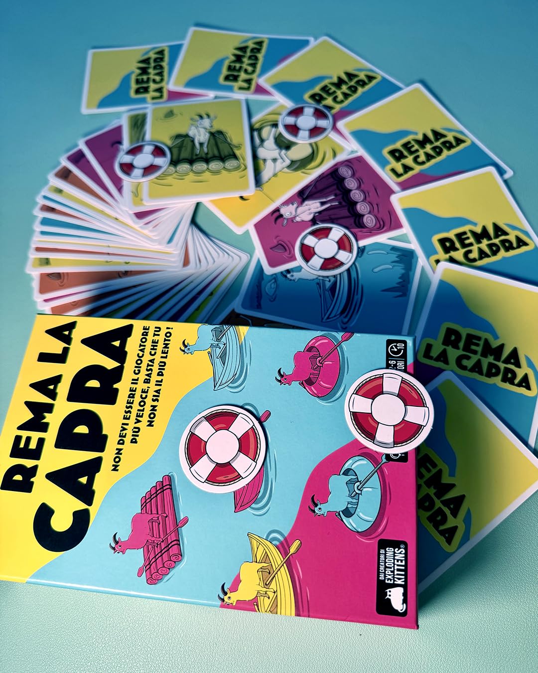 Asmodee Party Games Rema la Capra gioco carte 2-6 giocatori
