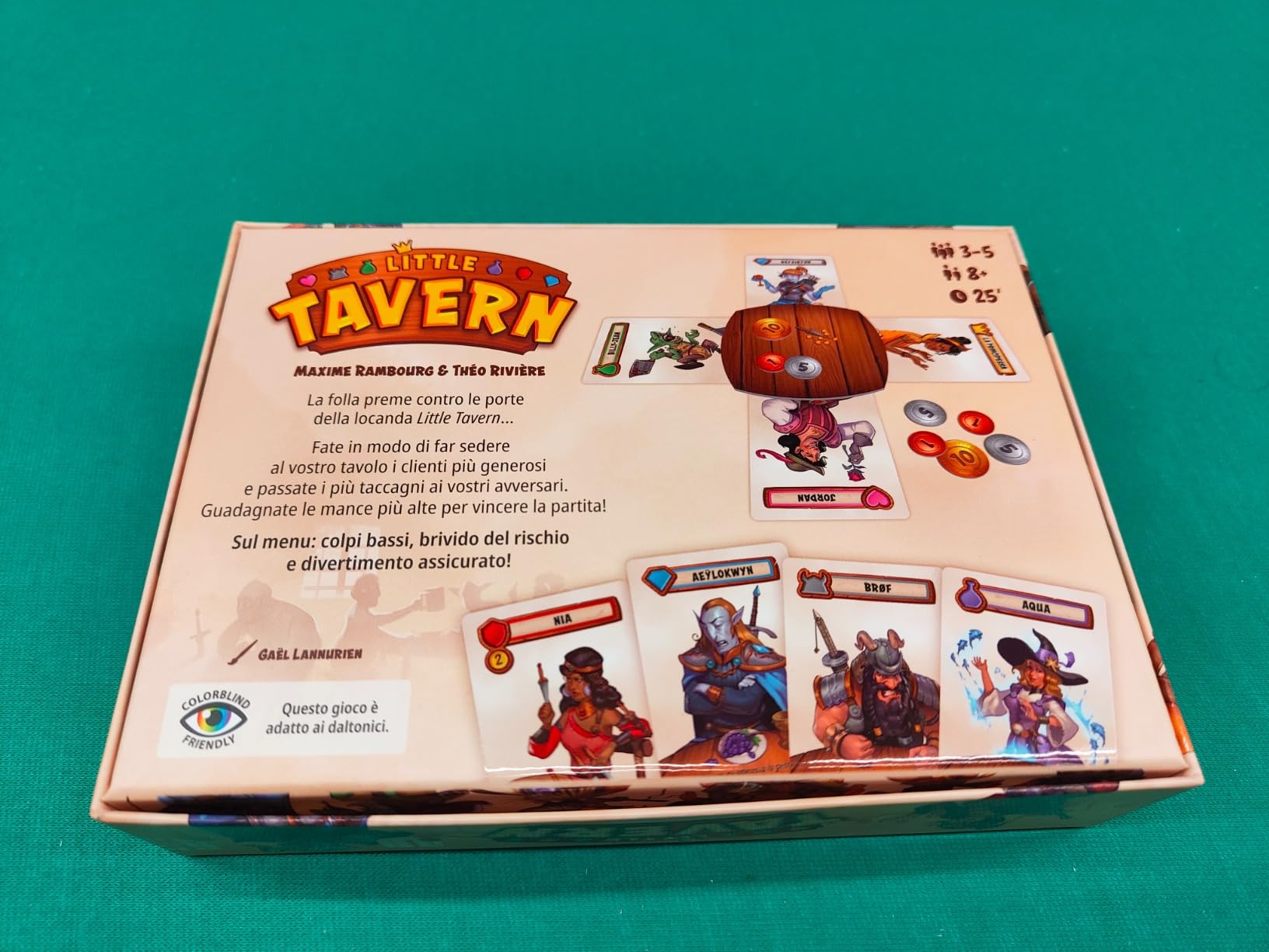 Asmodee Little Tavern gioco da tavolo italiano 3-5 giocatori