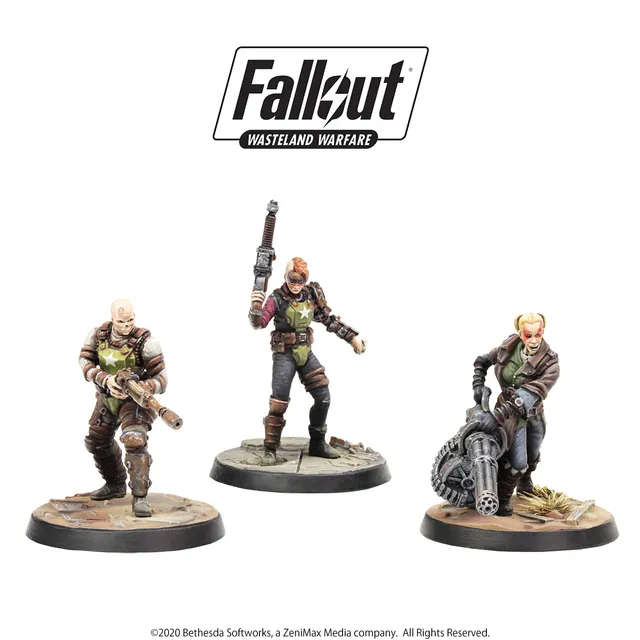 Modiphius Fallout Wasteland Warfare Raiders Sinjin Avery Ack Ack