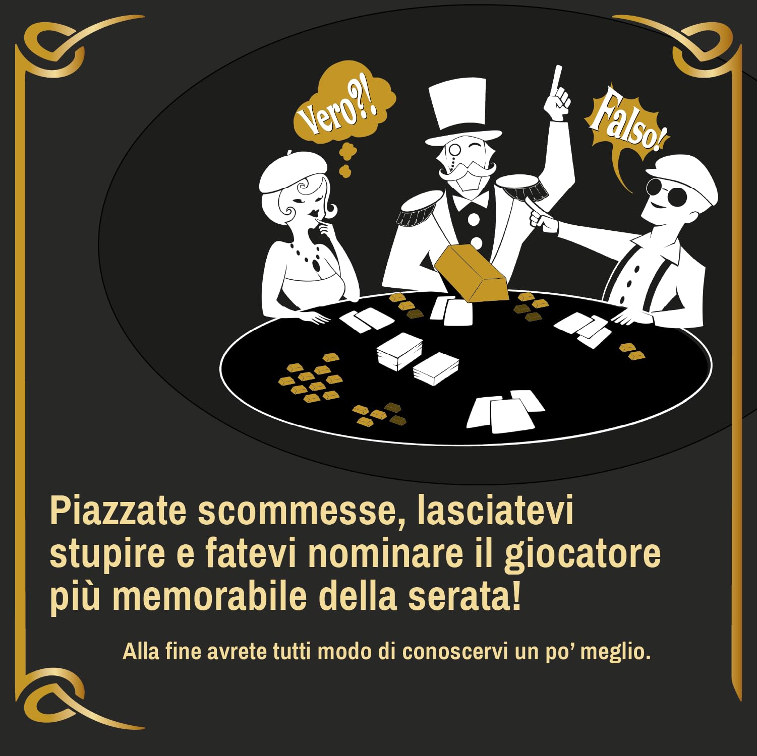 Asmodee How Gold Are You? gioco di bluff 3-6 giocatori