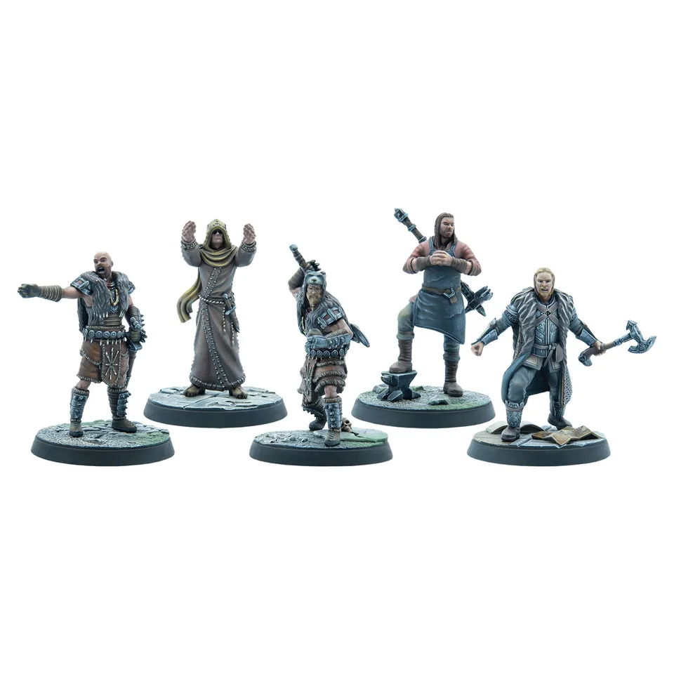 Modiphius Call to Arms Stormcloak Chieftains Espansione 5 Miniature 32mm