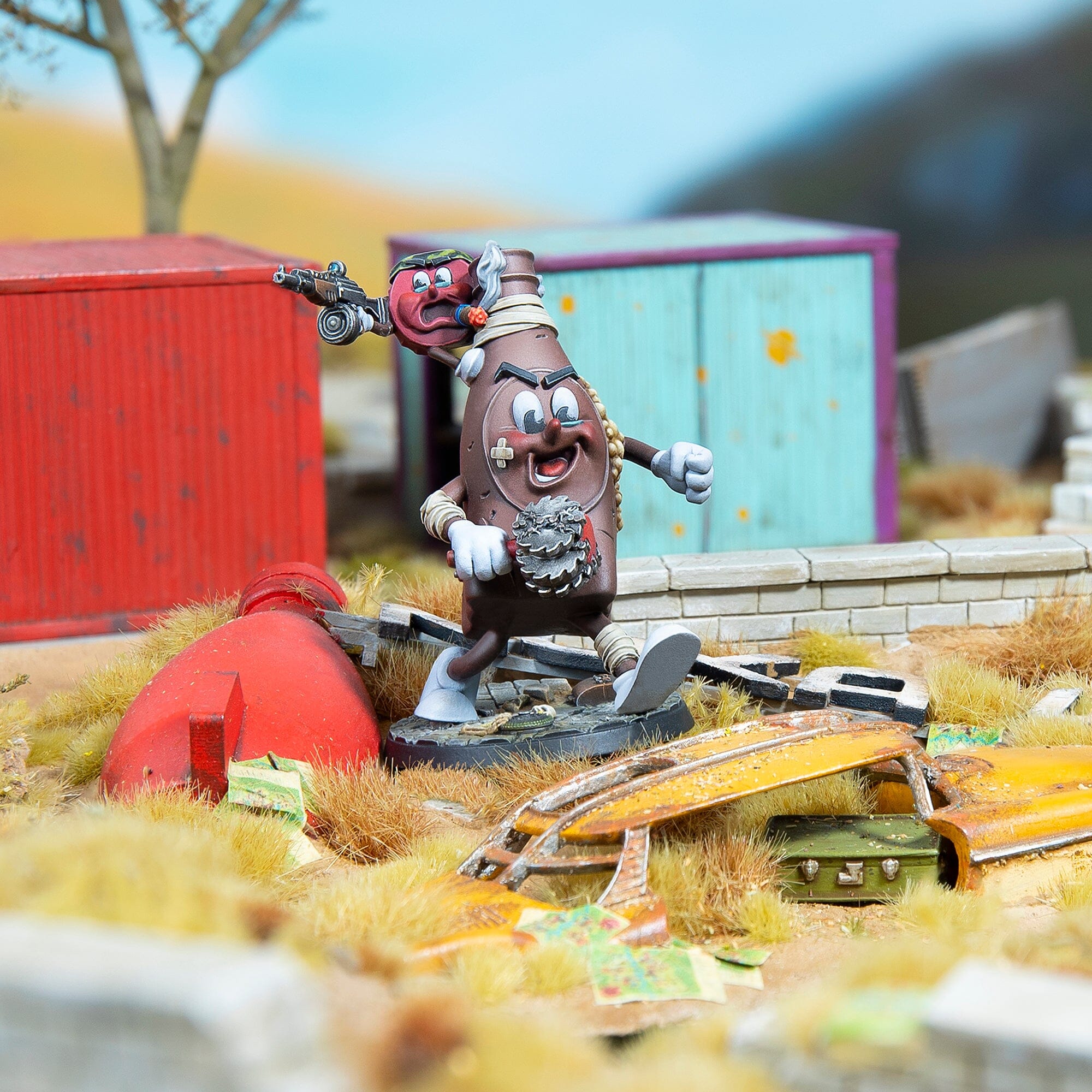 Modiphius Fallout Bottle and Cappy All Fizzed Up Miniatura 32mm