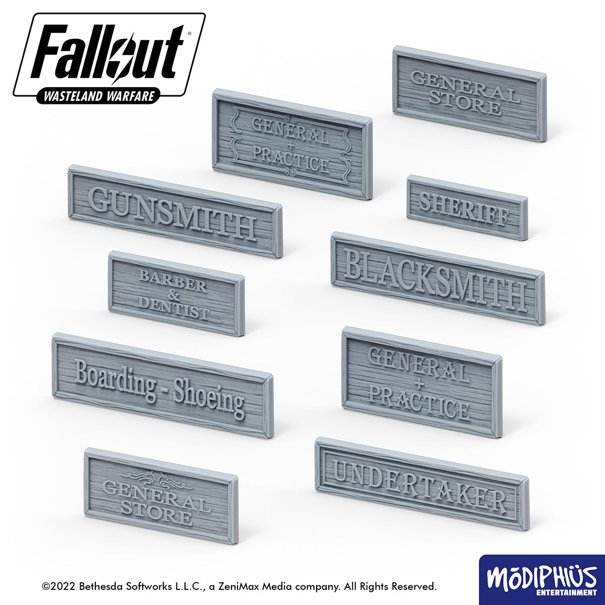 Fallout Wasteland Warfare Dry Rock Gulch Buildings File STL