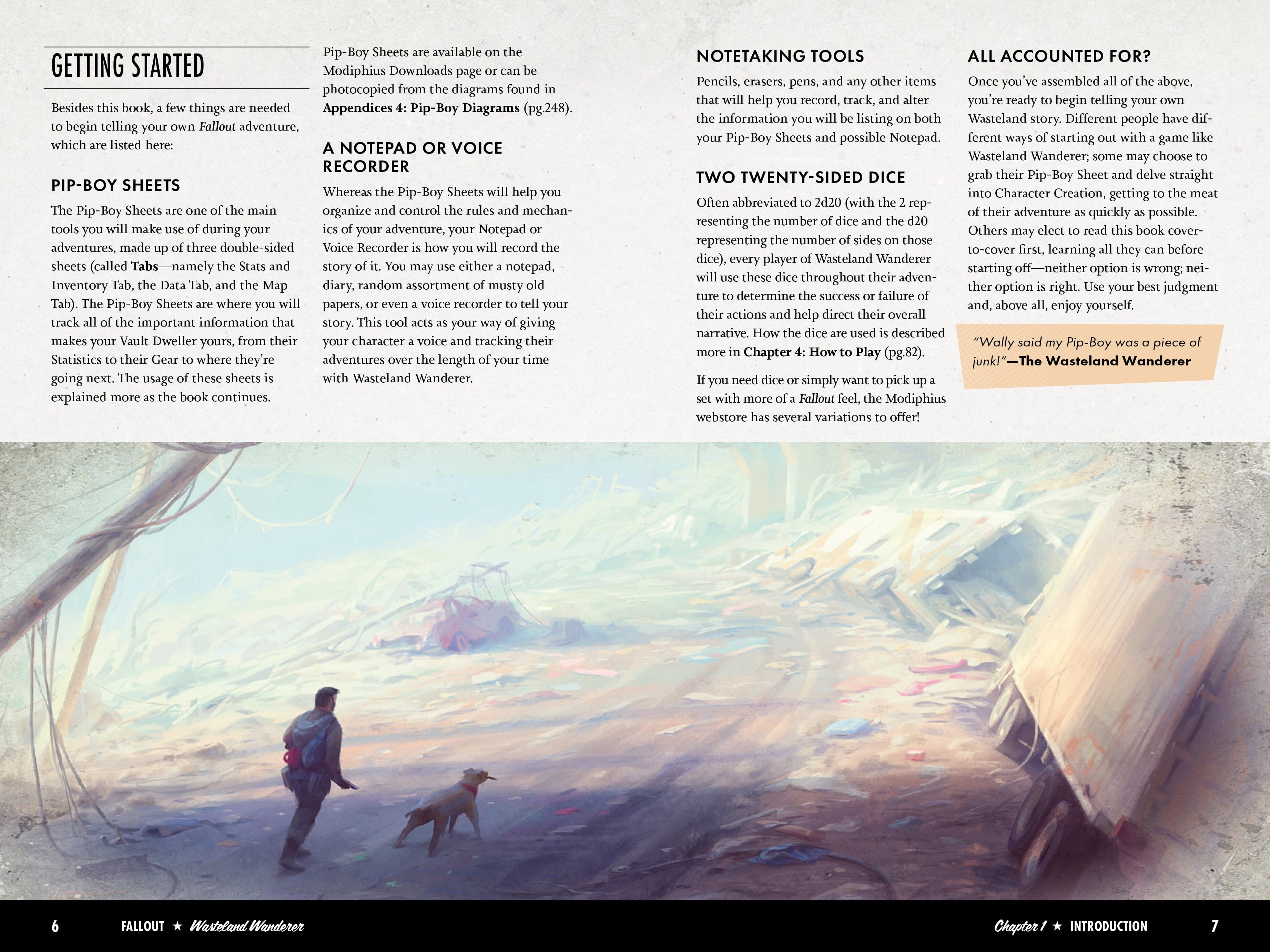 Fallout Wasteland Wanderer PDF gioco ruolo solo 256 pagine 2d20
