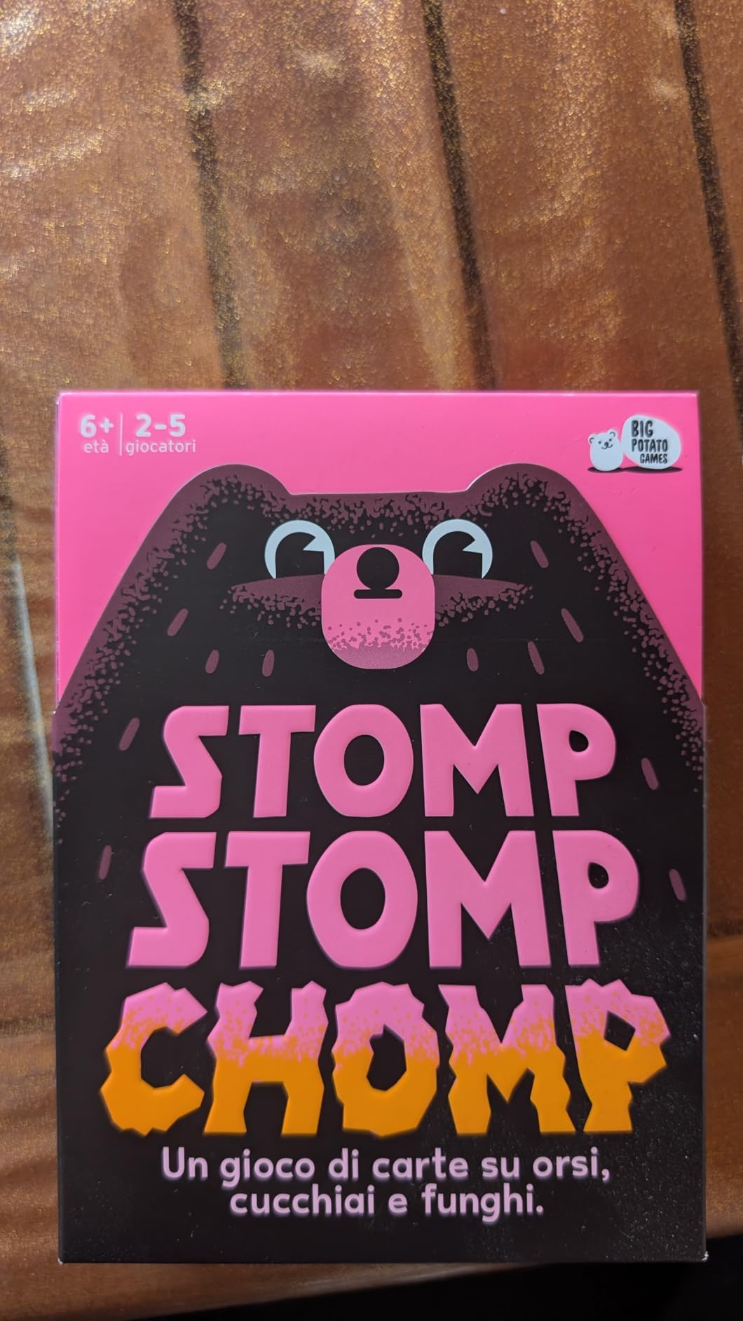 Asmodee Stomp Stomp Chomp carte da gioco edizione italiana