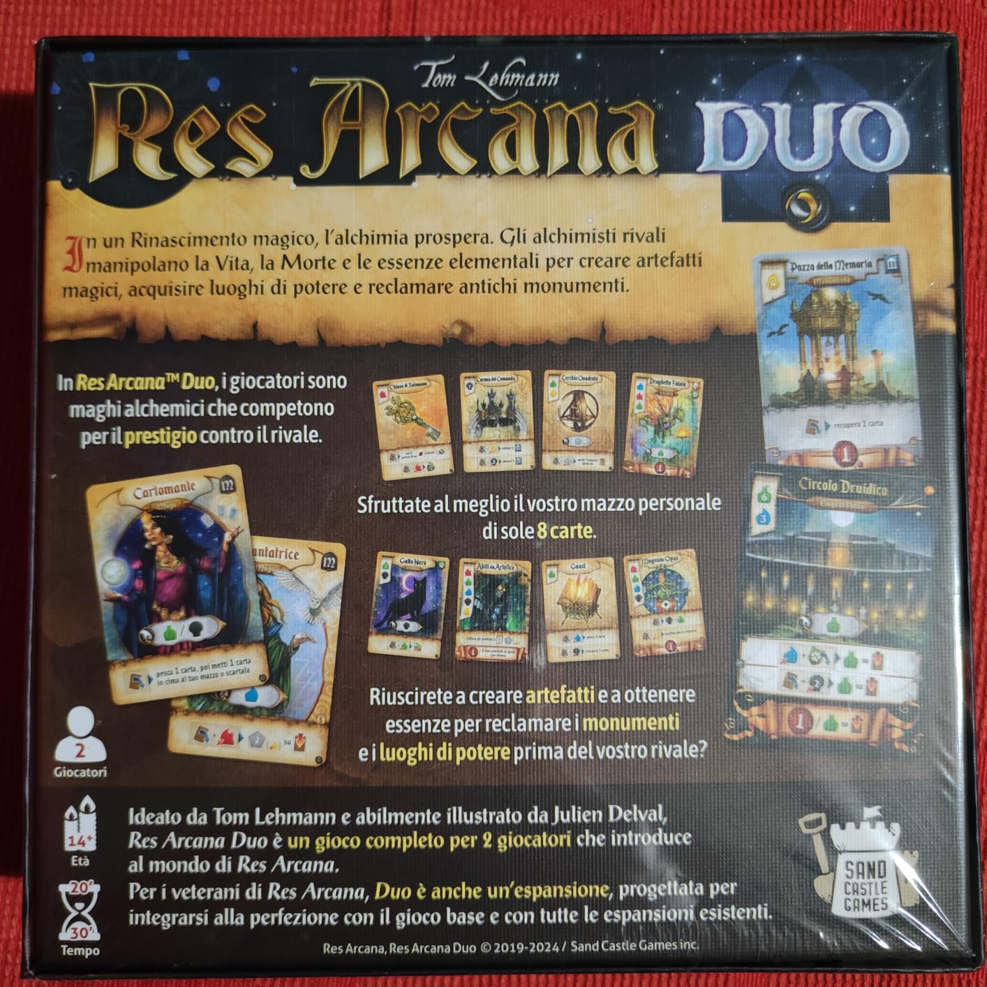 Asmodee Res Arcana Duo gioco da tavolo 2 giocatori edizione italiana