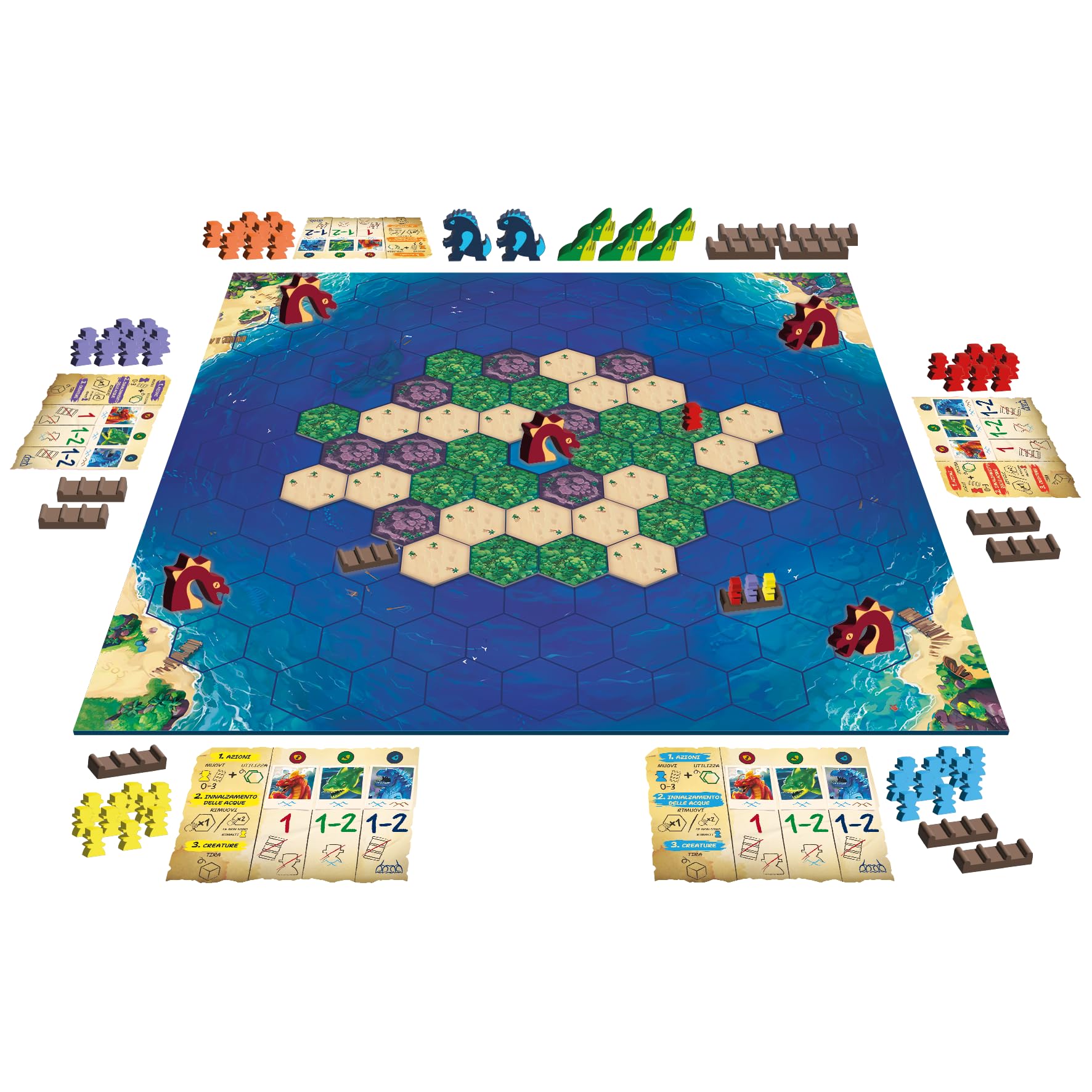 Asmodee Survive the Island Gioco da Tavolo Avventura Italiano
