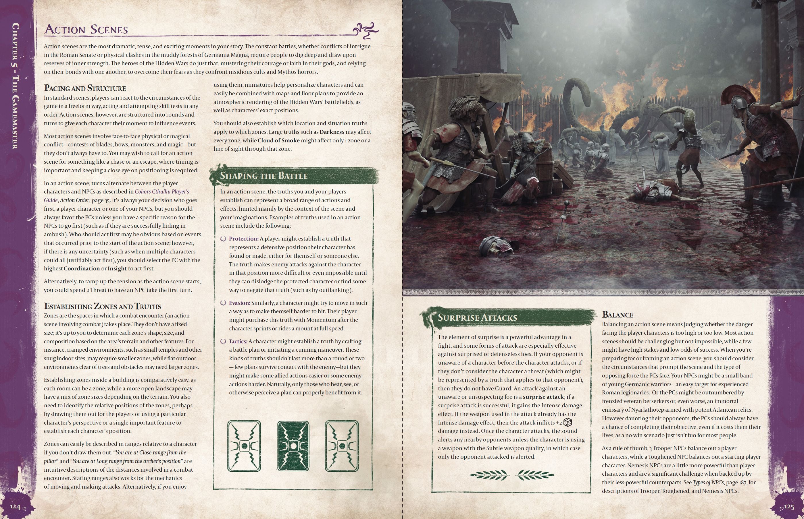 Modiphius Cohors Cthulhu Gamesmaster's Guide manuale copertina rigida