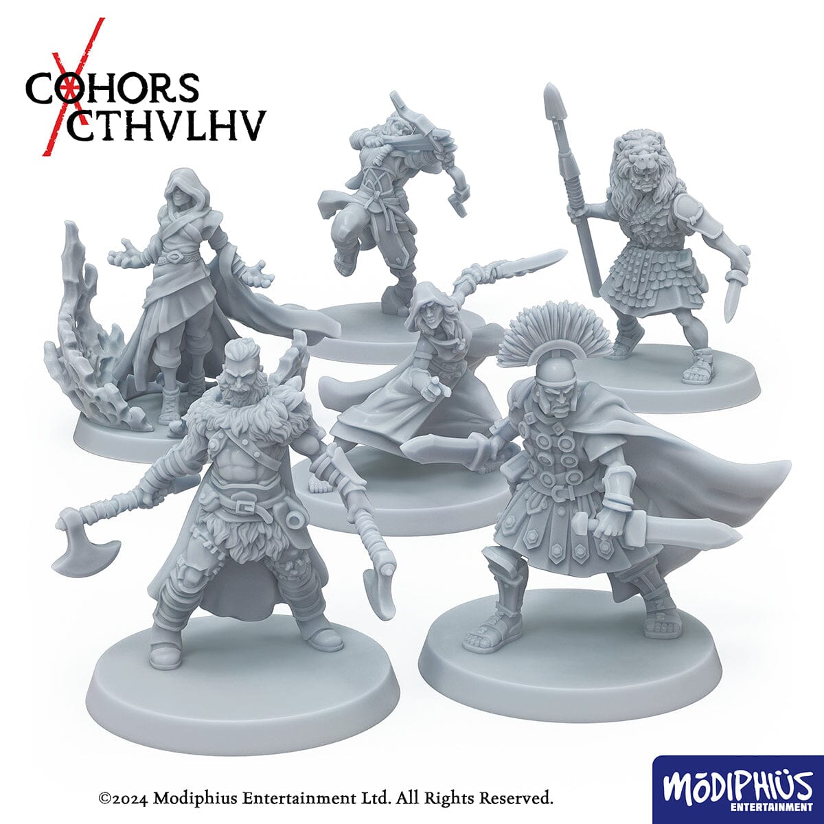 Modiphius Cohors Cthulhu Heroes Set 1 file STL 28mm