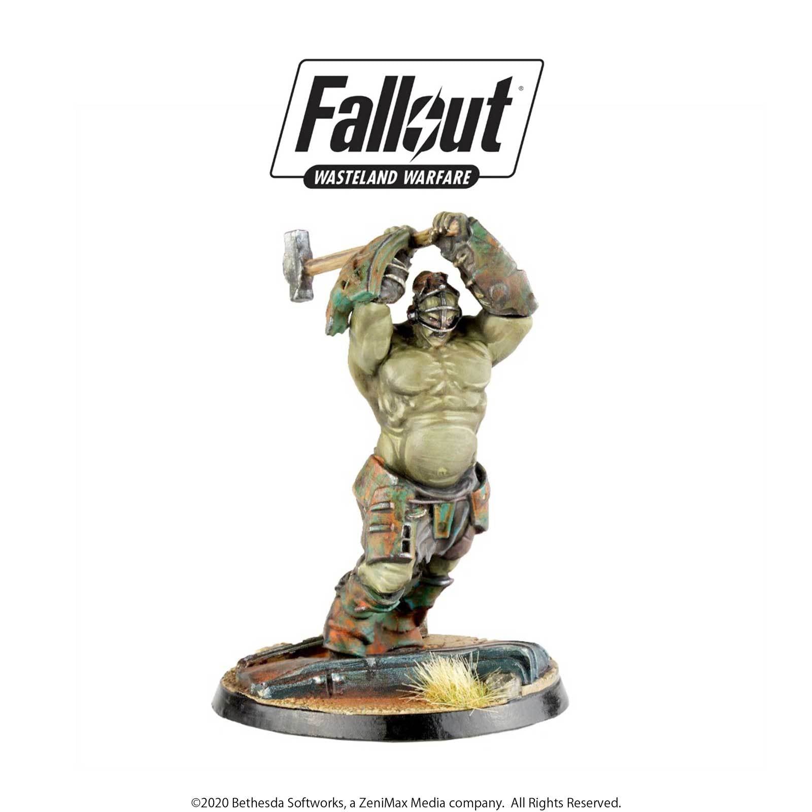 Modiphius Fallout Wasteland Warfare set Super Mutanti 7pz