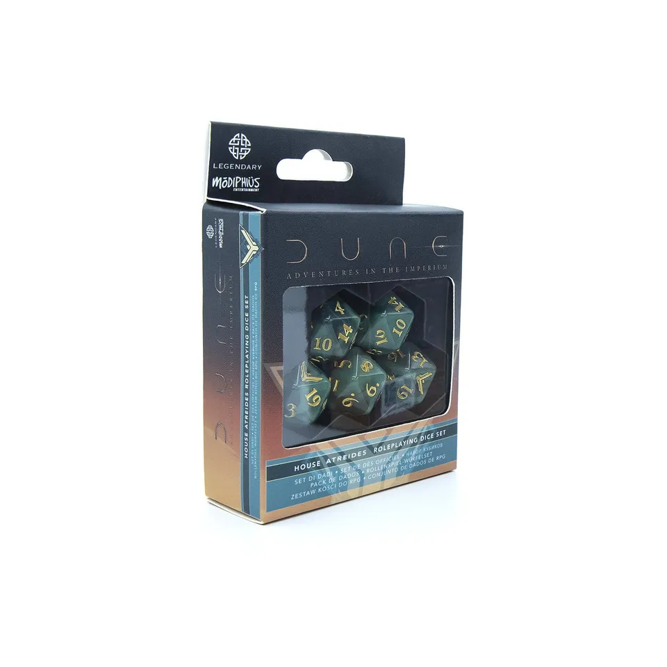 Modiphius Dune Adventures in the Imperium Dadi Atreides 5d20