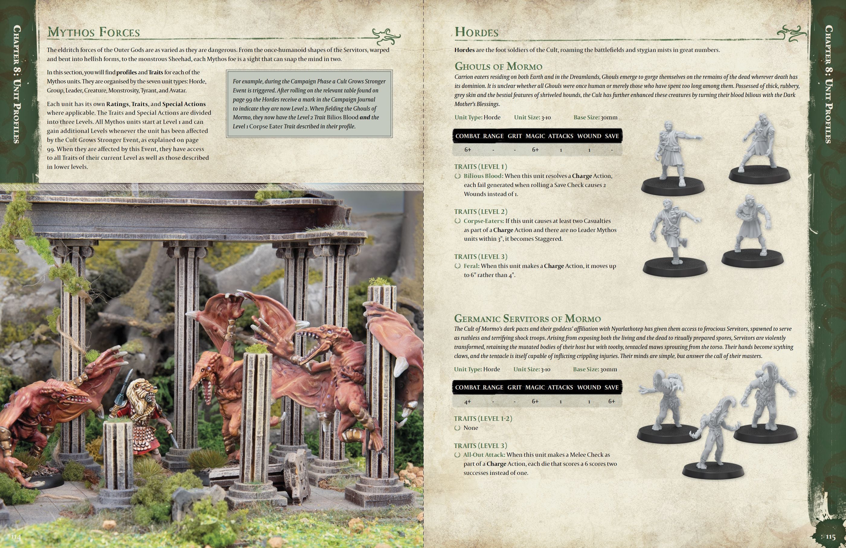 Cohors Cthulhu Tactics Rulebook Modiphius wargame solo cooperativo