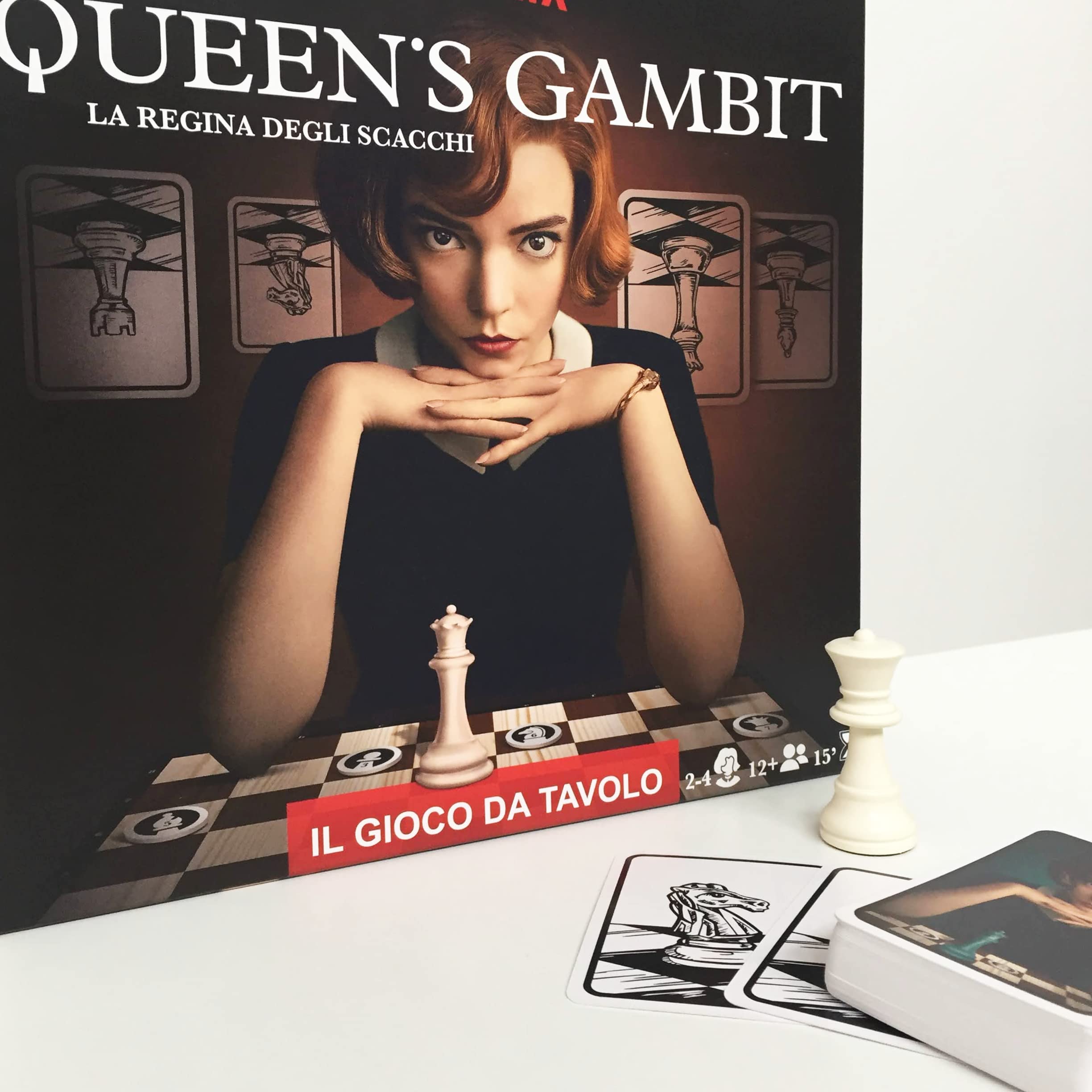 Asmodee Queen's Gambit Regina Scacchi gioco tavolo 2-4 giocatori