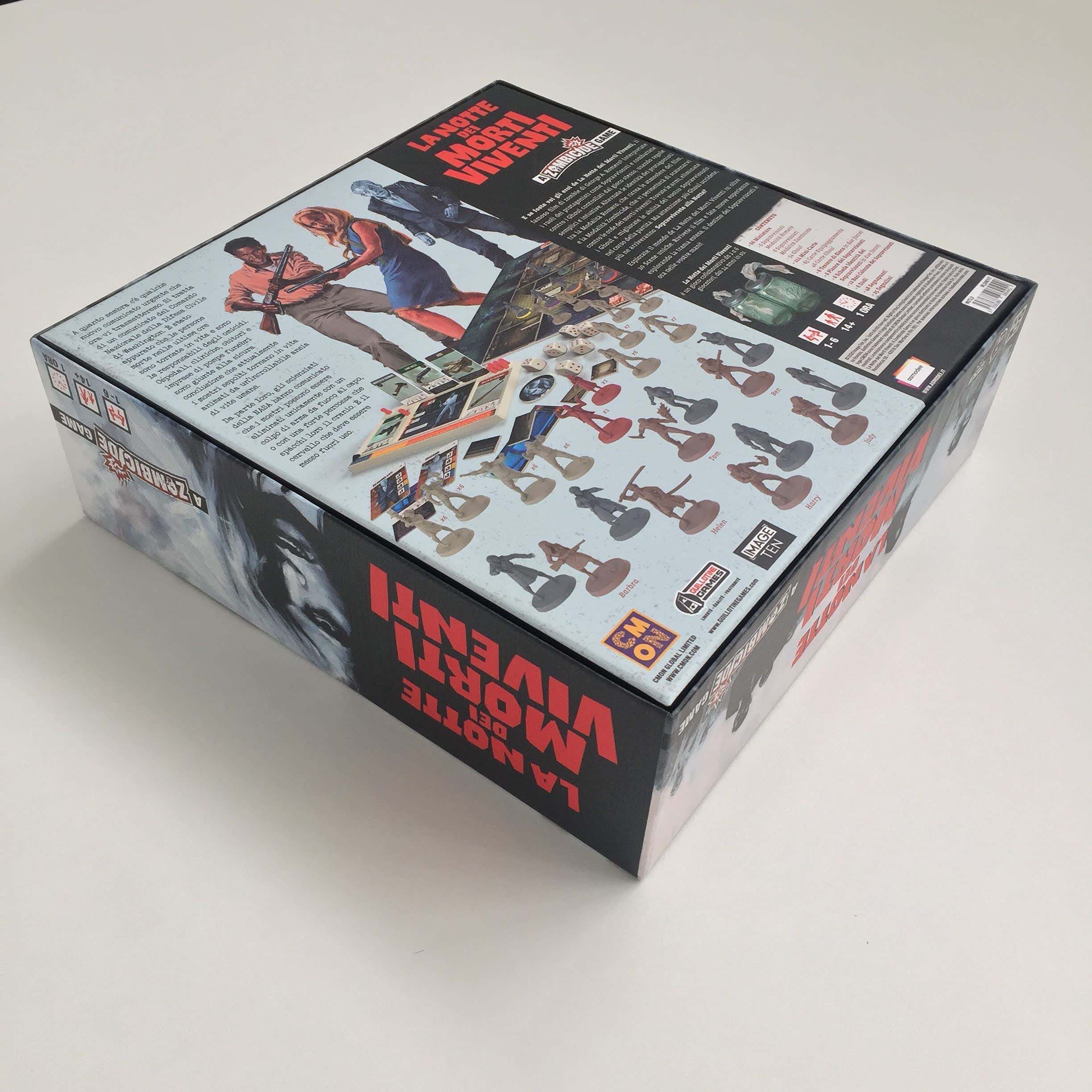 Asmodee Zombicide Notte dei Morti Viventi gioco cooperativo 1-6 giocatori