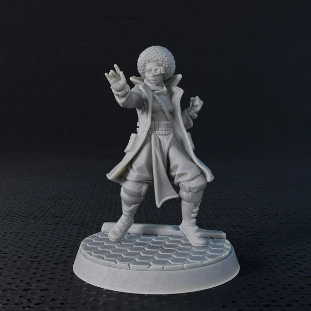 Modiphius Five Parsecs Psionic Titan Forge file STL 32mm