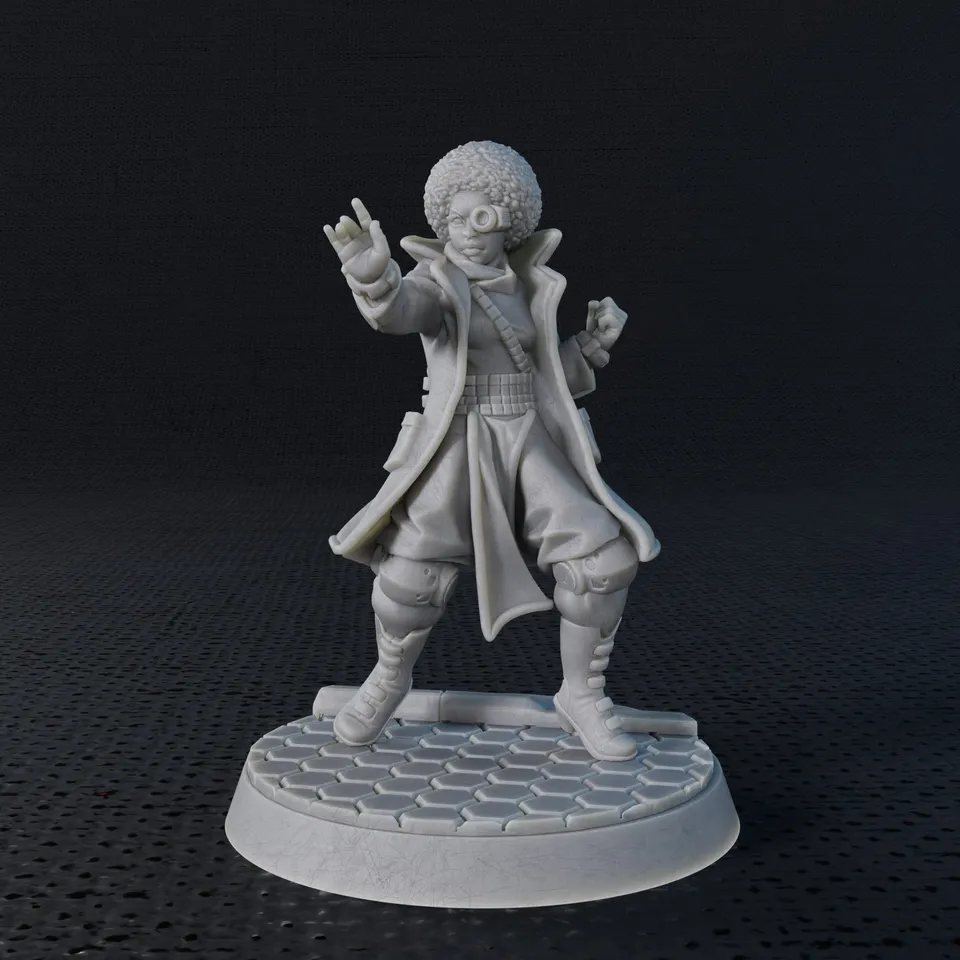 Modiphius Five Parsecs Psionic Titan Forge file STL 32mm