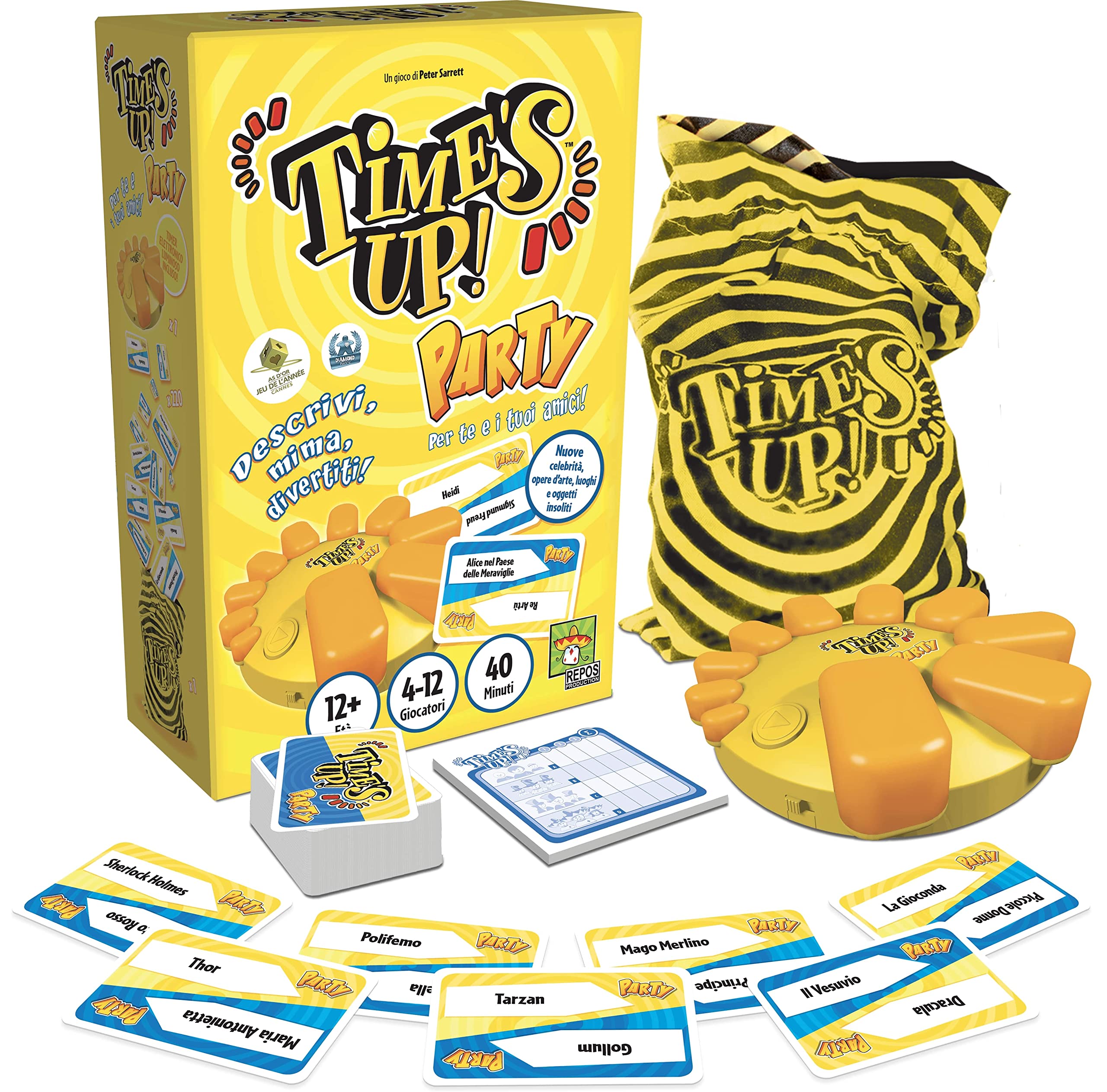 Asmodee Time's Up Big Box Party gioco da tavolo 4-12 giocatori