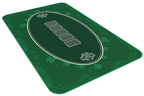 Bullets Paulie Tappetino Poker Verde 100x60 Texas Hold'em