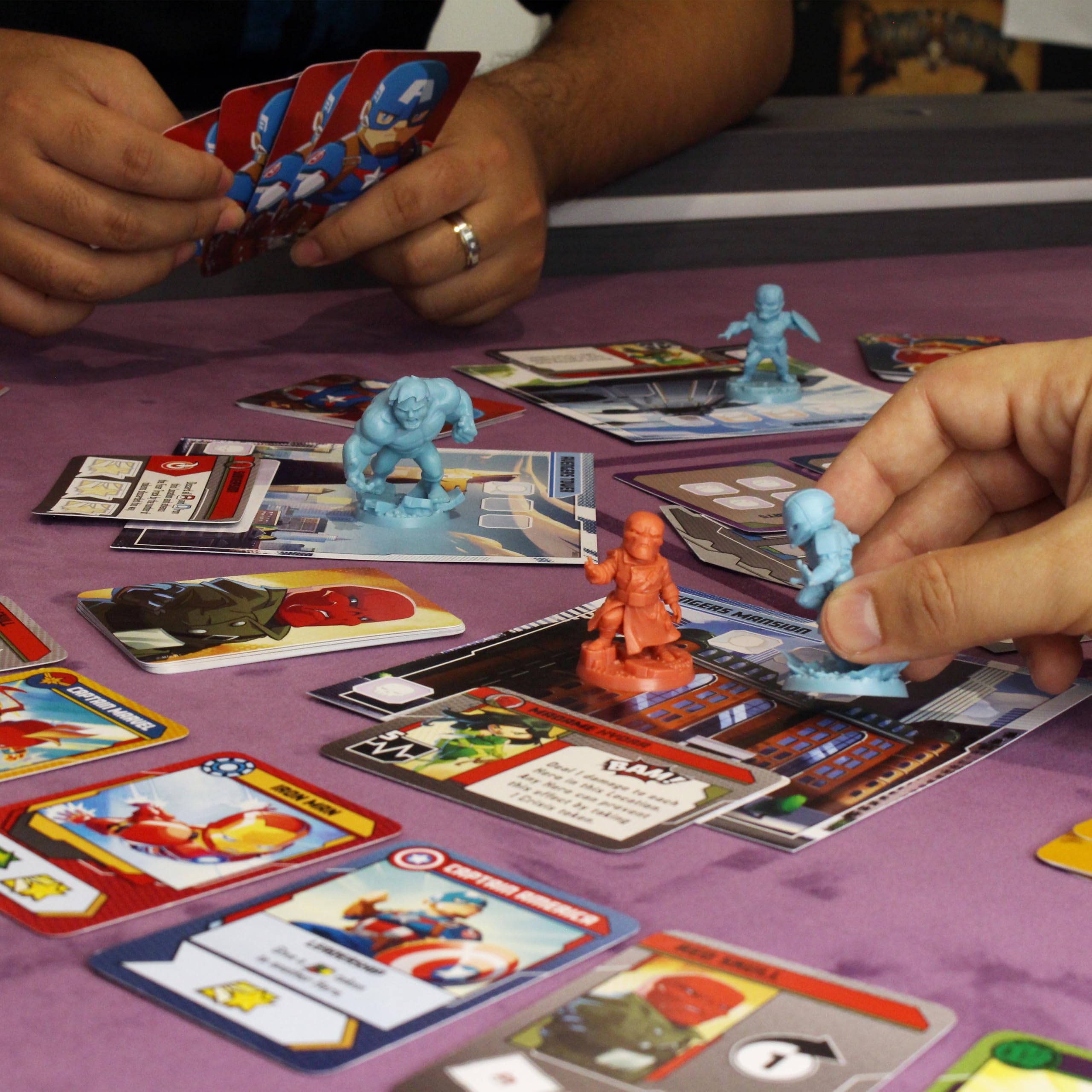 Marvel United gioco base collaborativo miniature 1-4 giocatori ITA