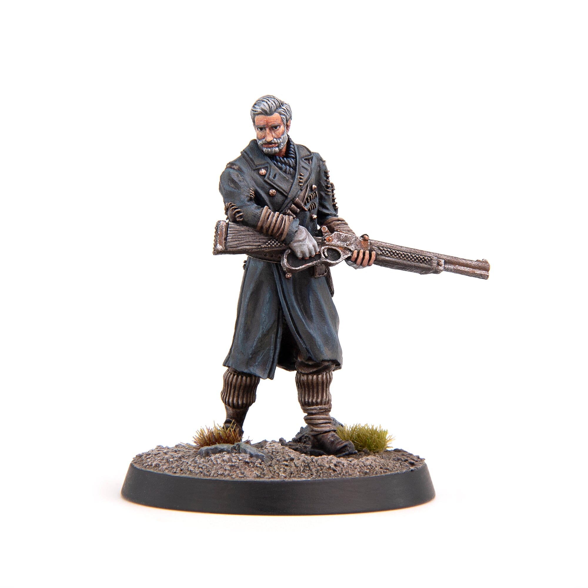 Fallout Miniatures Survivors Old Longfellow miniatura resina 32mm