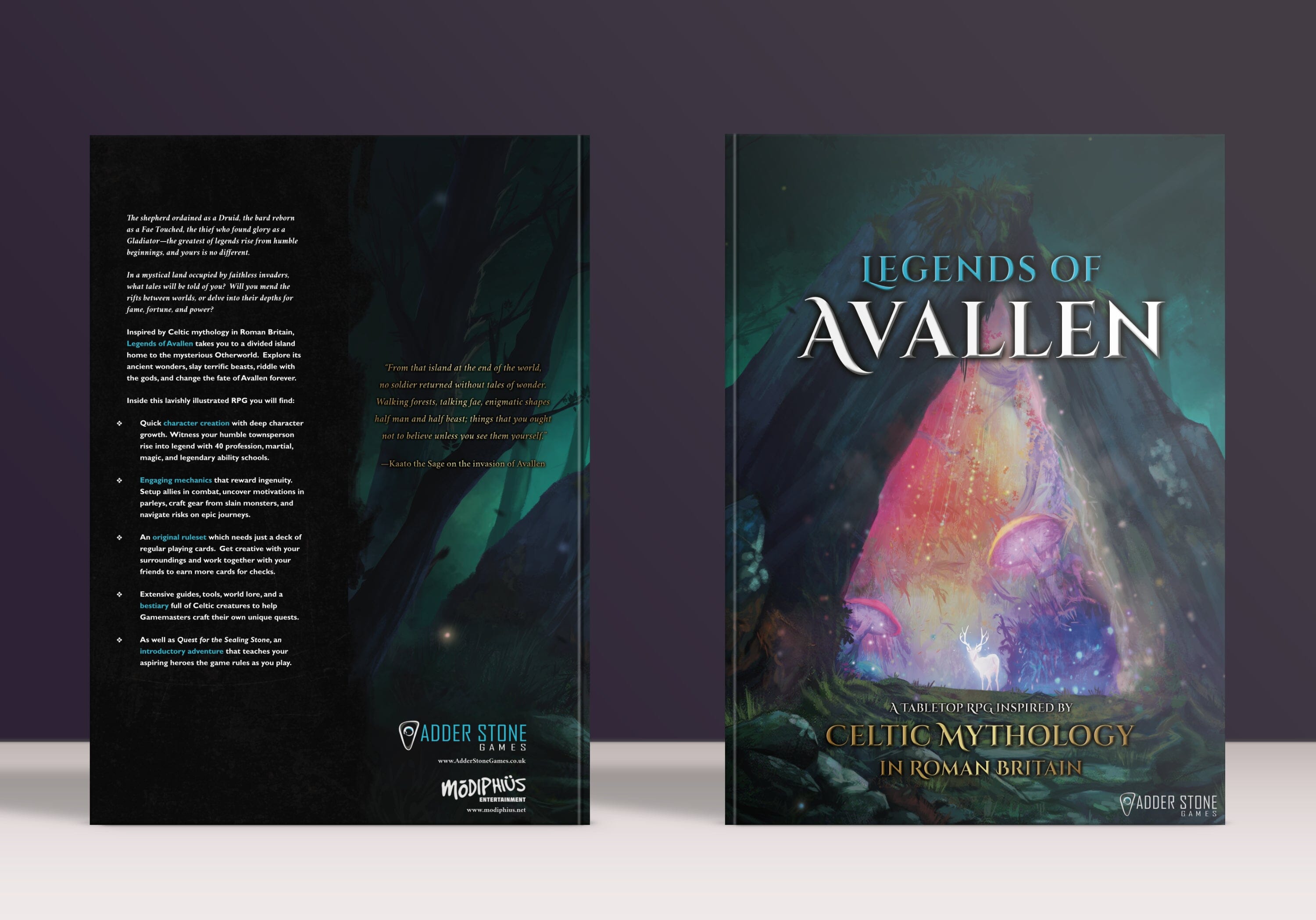 Modiphius Legends of Avallen Collector's Edition bundle completo