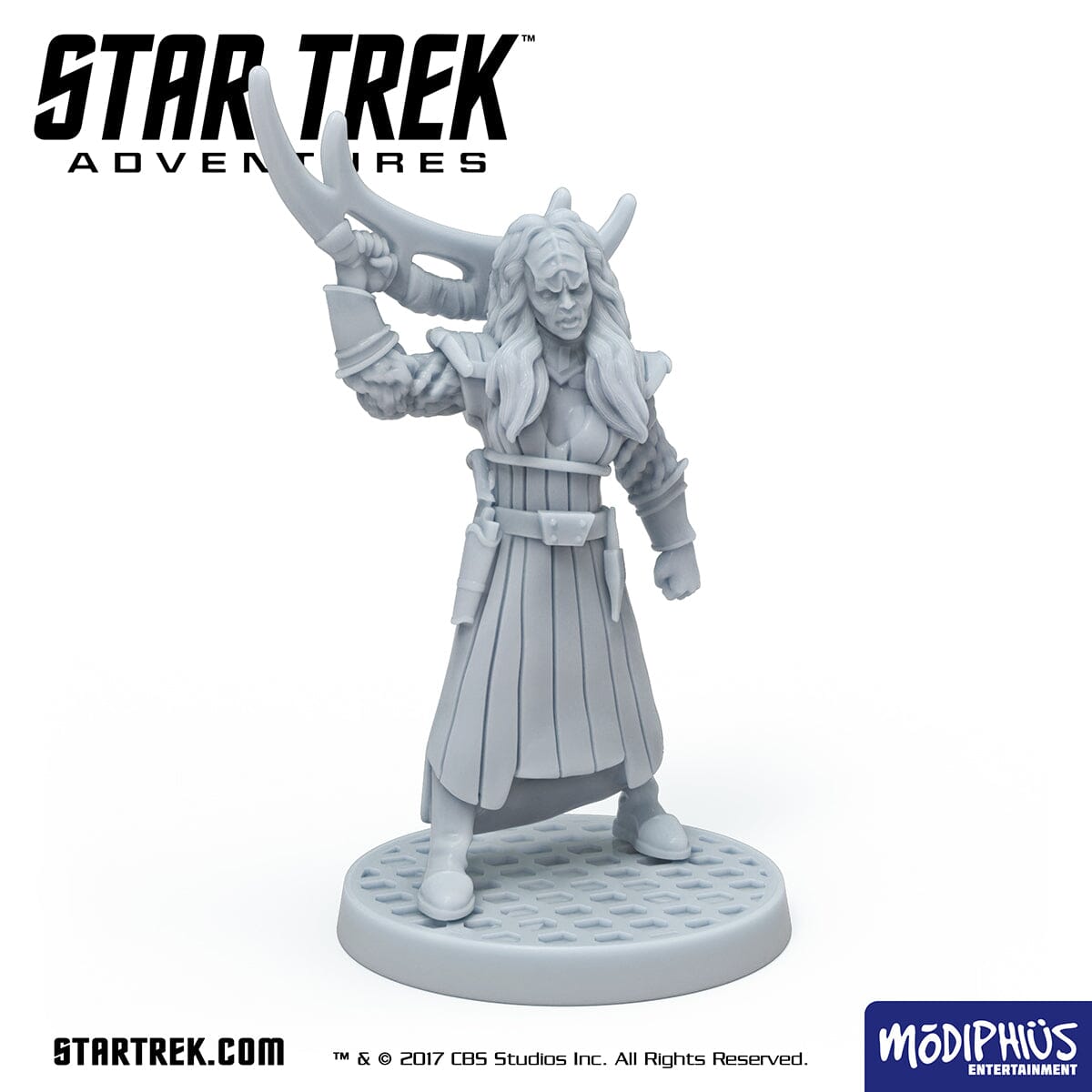 Modiphius Star Trek TNG Klingon Female Lieutenant file STL 32mm