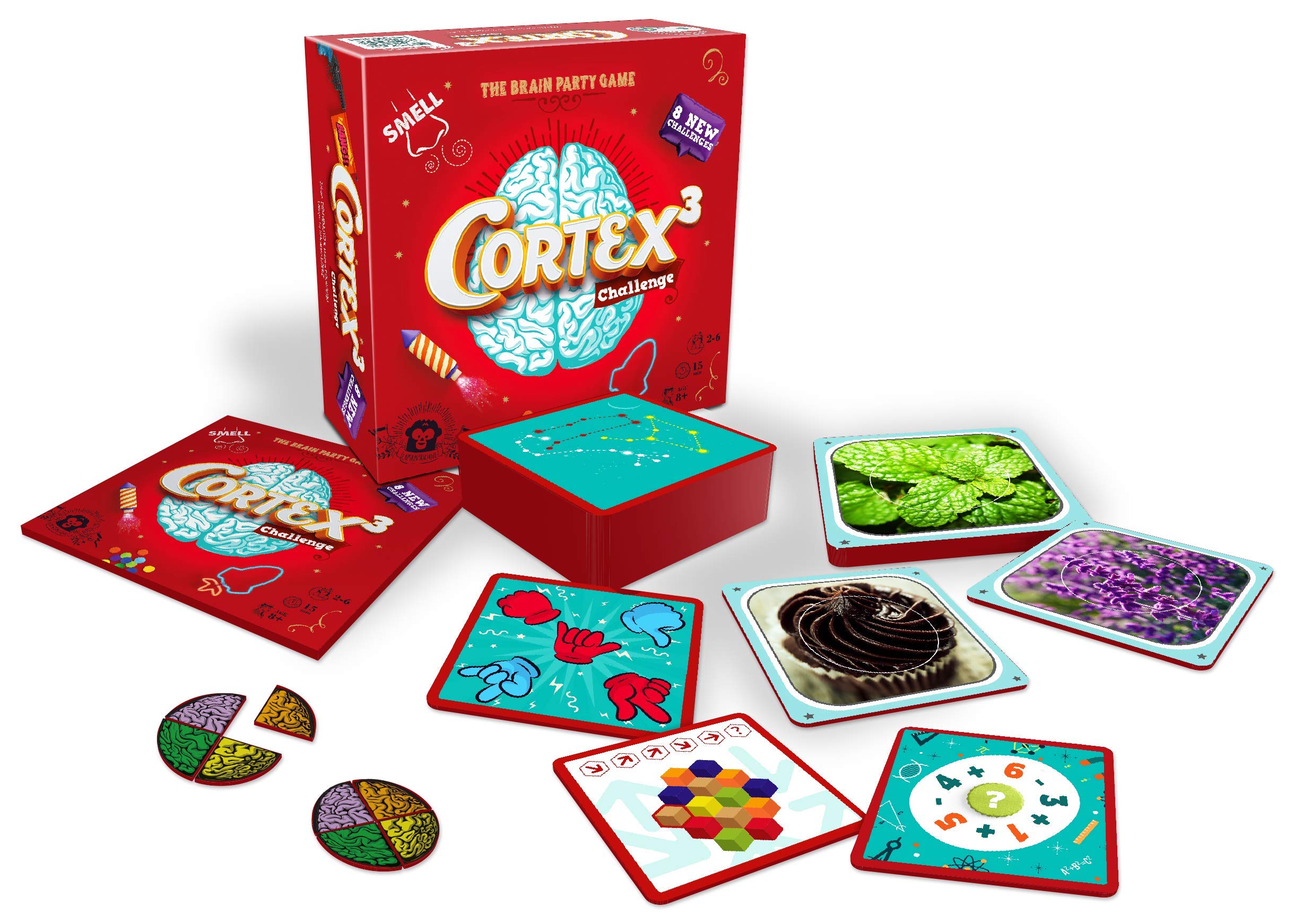 Asmodee Cortex 3 Challenge Rosso gioco carte party 8+ anni