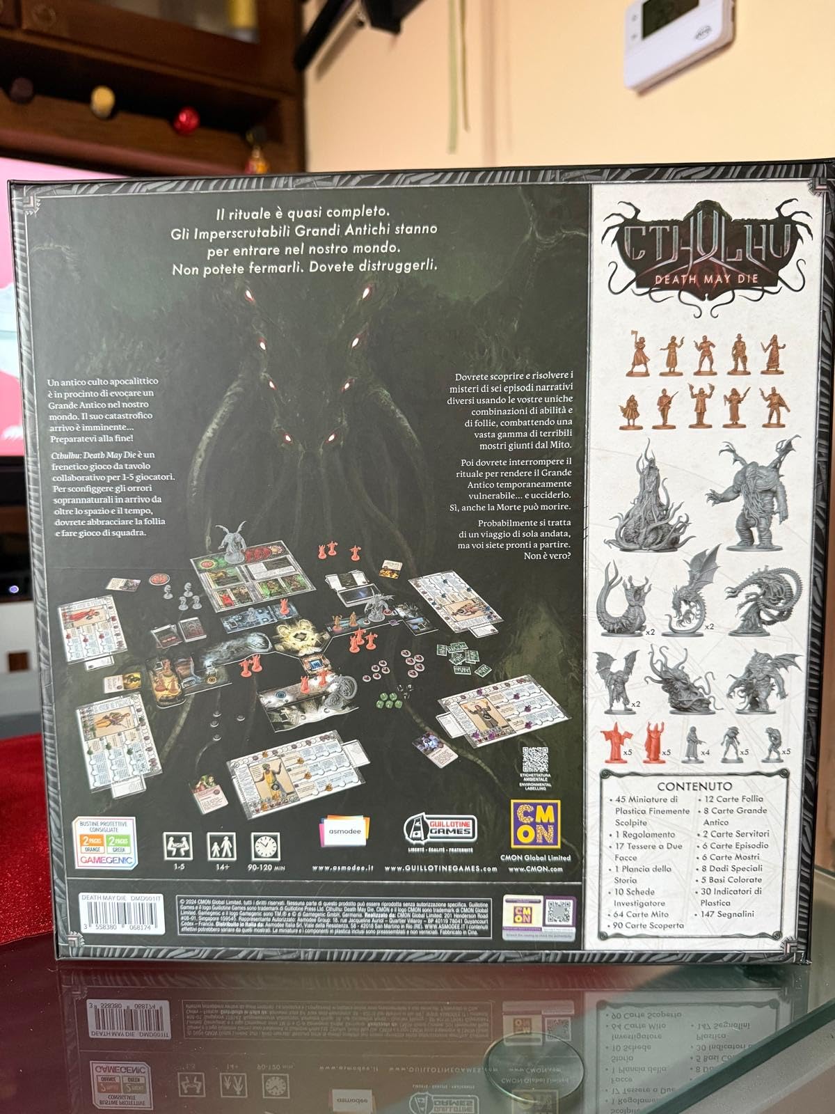 Asmodee Cthulhu Death May Die gioco tavolo 1-5 giocatori italiano