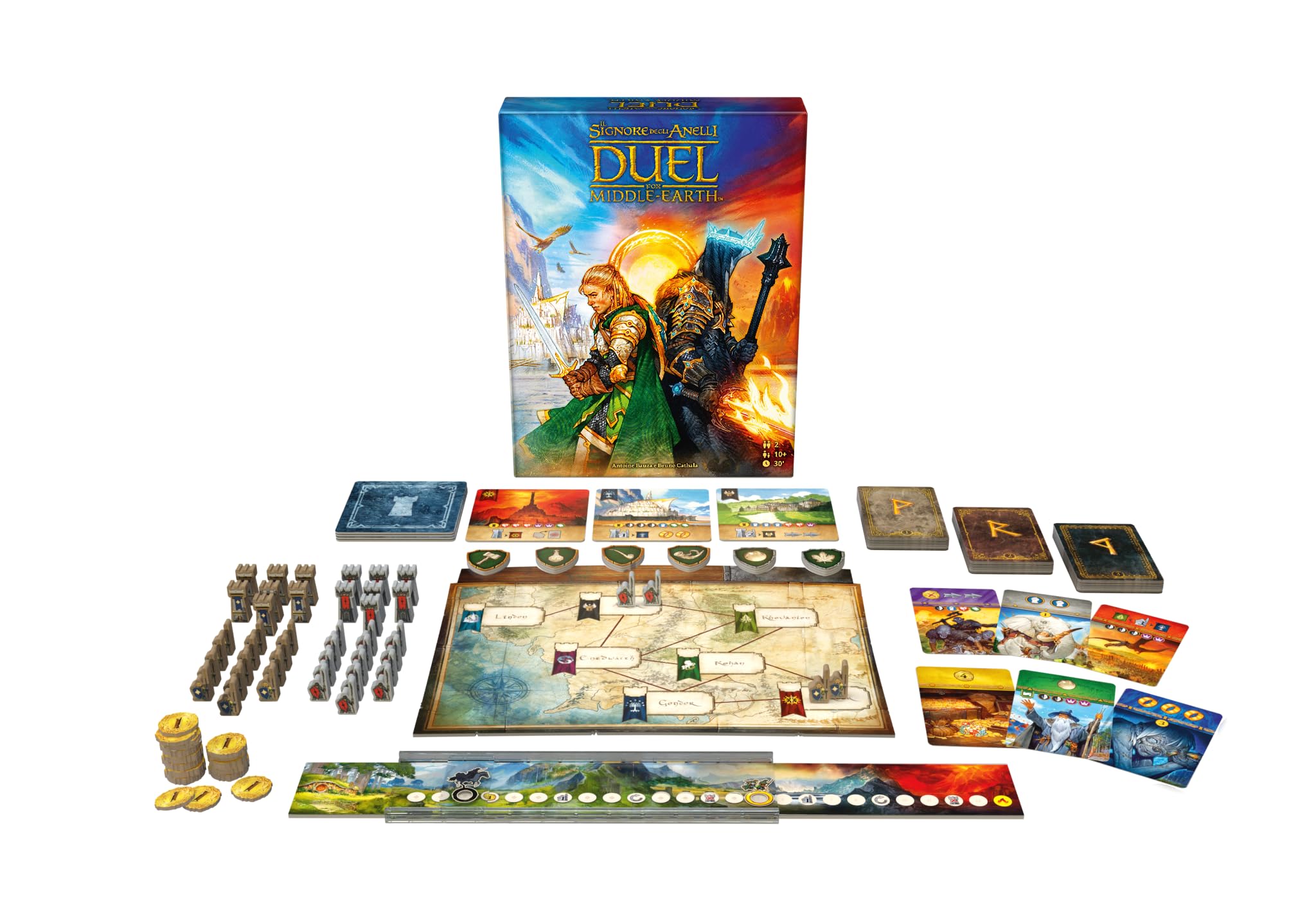 Asmodee Signore degli Anelli Duel for Middle-Earth gioco tavolo 2 giocatori