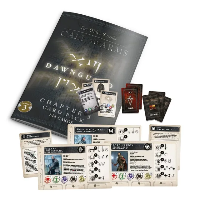 Modiphius Elder Scrolls Call to Arms Chapter 3 Card Pack Dawnguard 244 carte