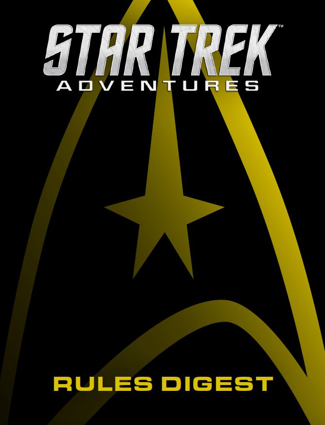 Modiphius Star Trek Adventures Rules Digest manuale GDR brossura