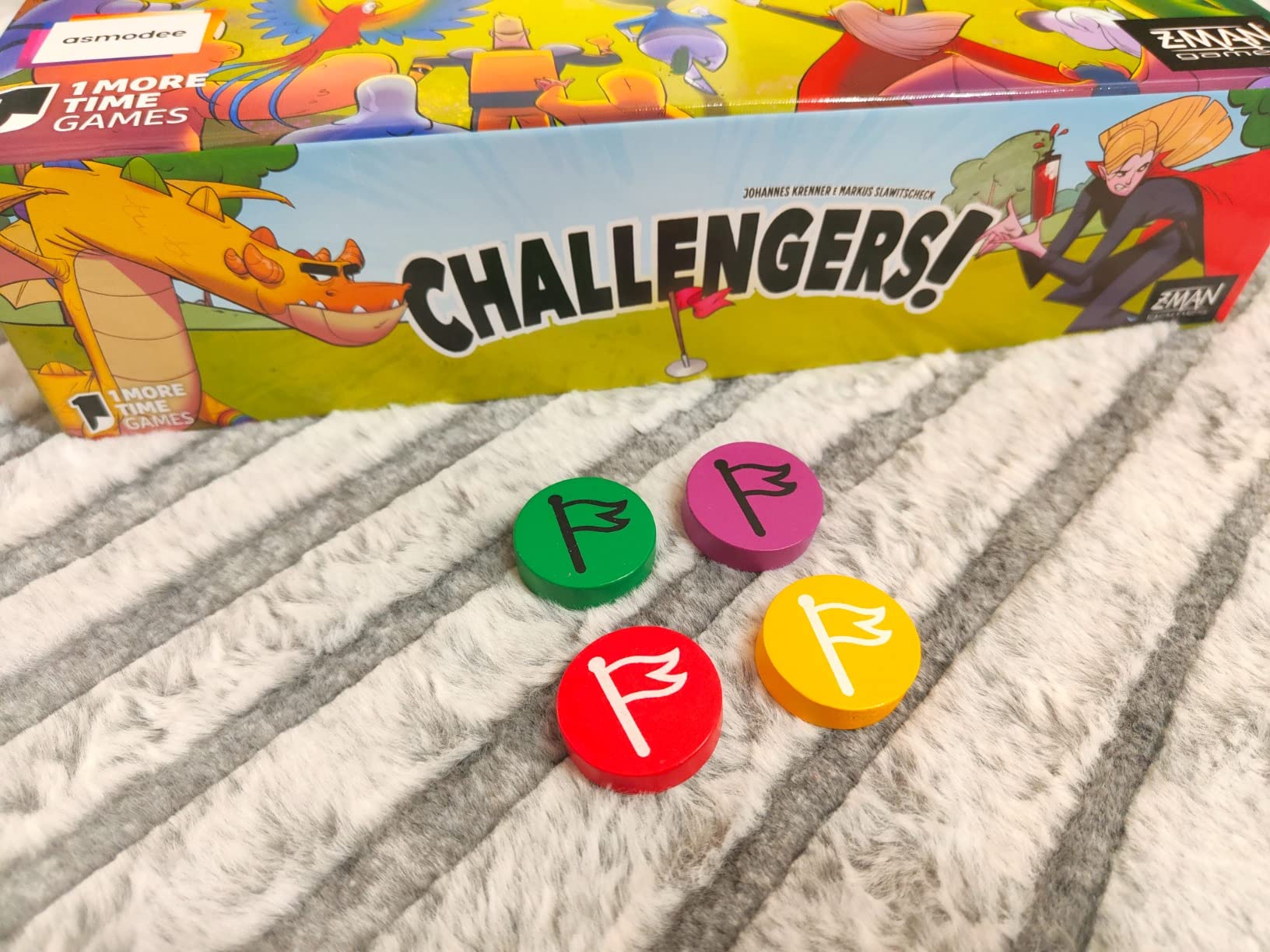 Asmodee Challengers gioco da tavolo edizione italiana 1-8 giocatori