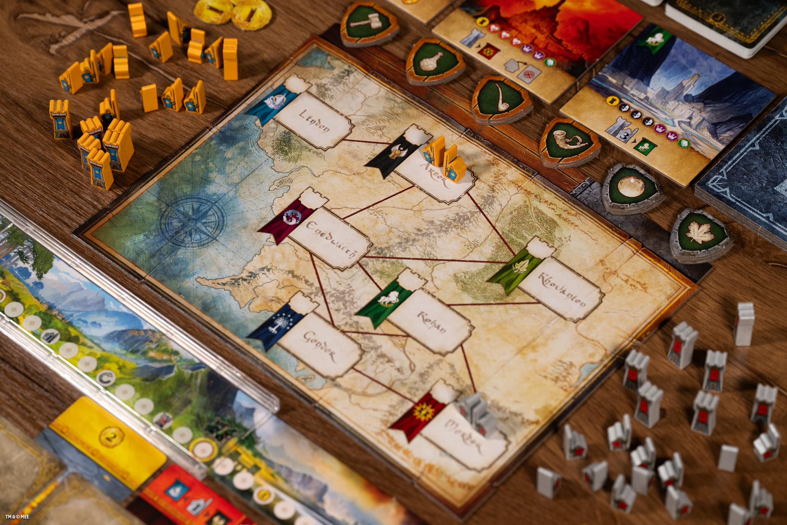 Asmodee Signore degli Anelli Duel for Middle-Earth gioco tavolo 2 giocatori