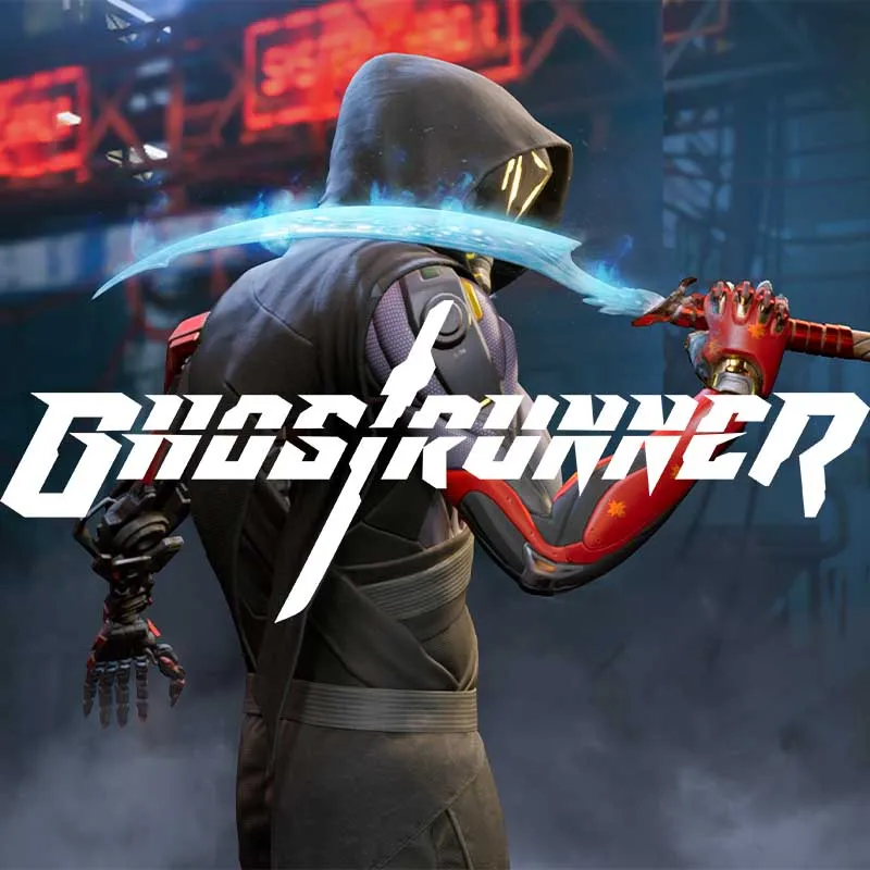 Bumble3ee Ghostrunner videogioco azione ninja cyberpunk